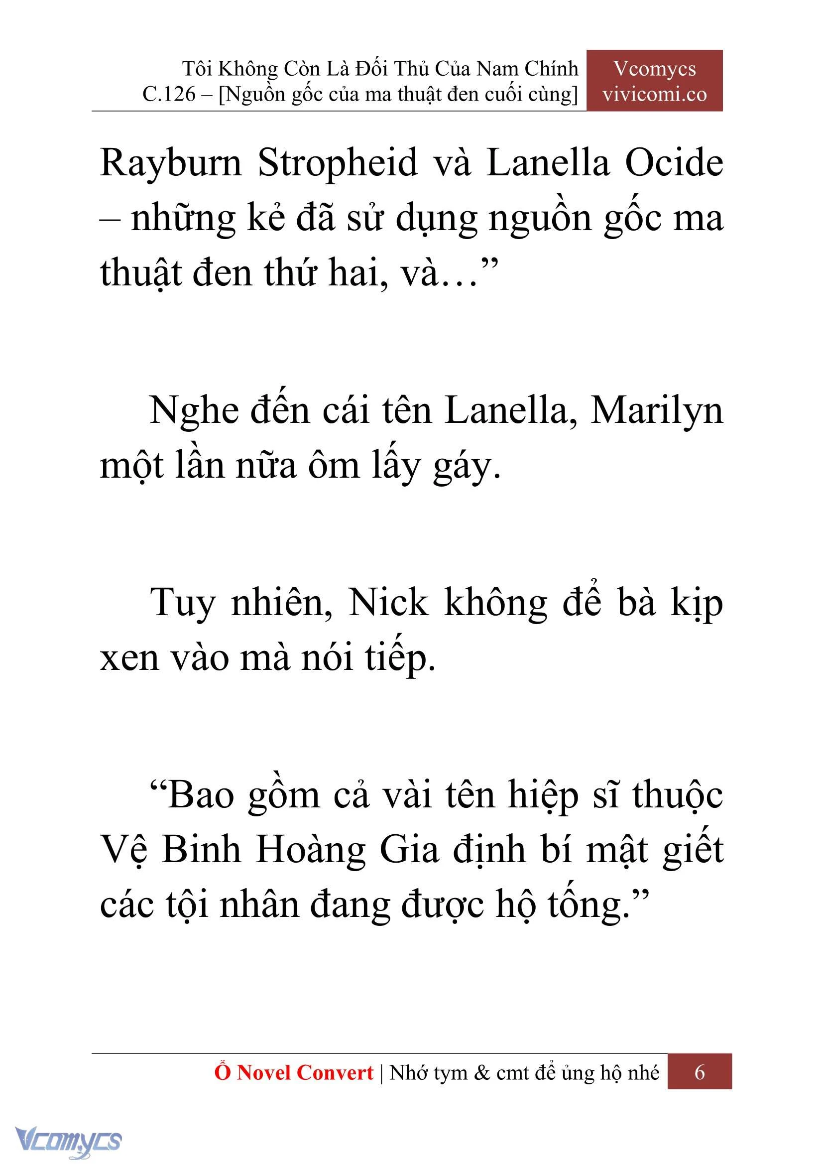 [Novel] Tôi Không Còn Là Đối Thủ Của Nam Chính Chapter  126 - 8