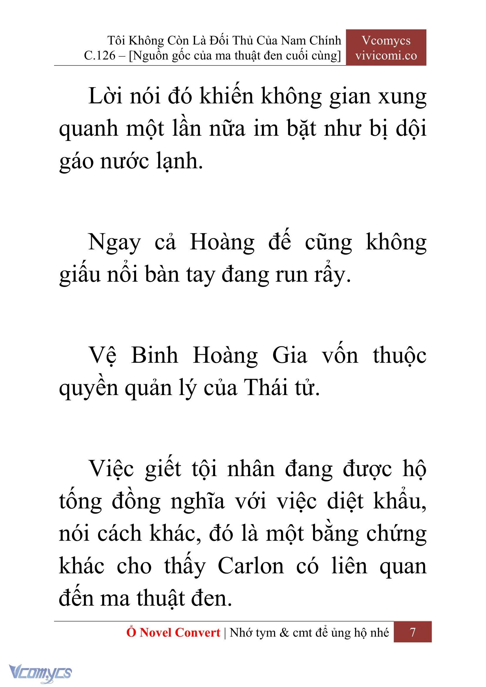 [Novel] Tôi Không Còn Là Đối Thủ Của Nam Chính Chapter  126 - 9