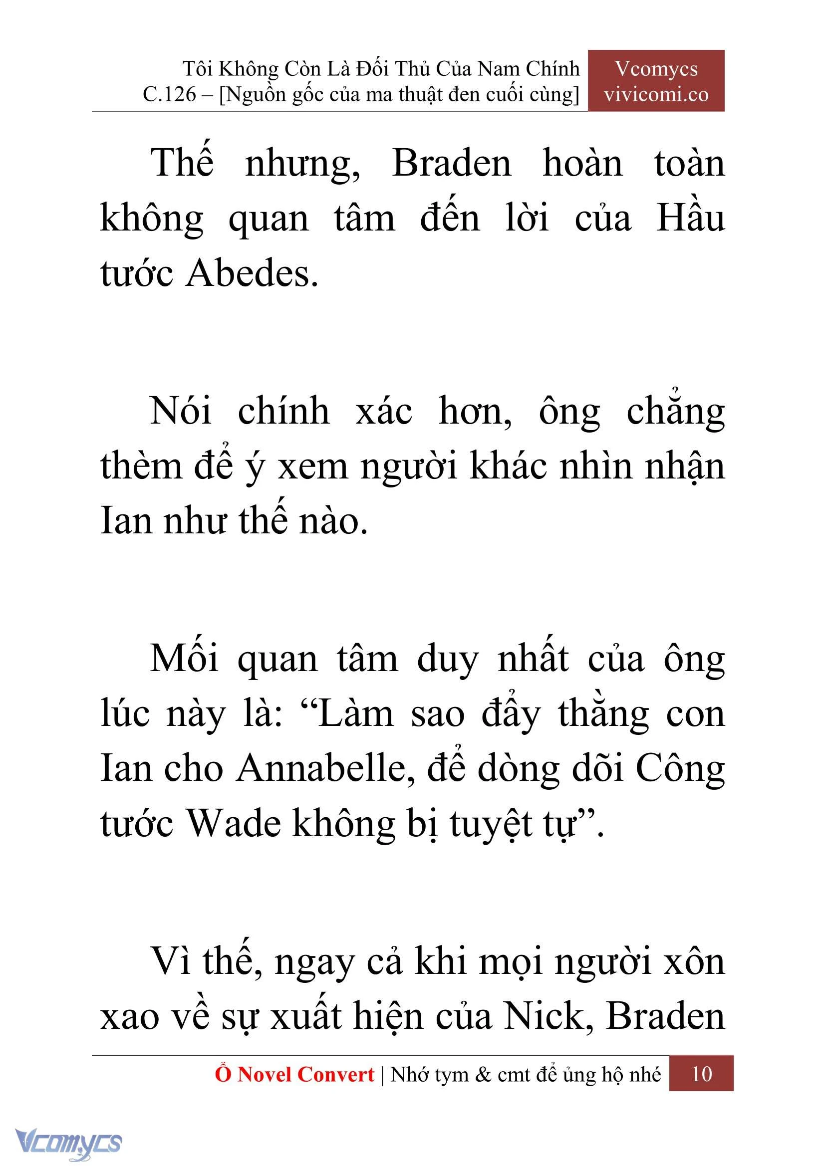 [Novel] Tôi Không Còn Là Đối Thủ Của Nam Chính Chapter  126 - 12