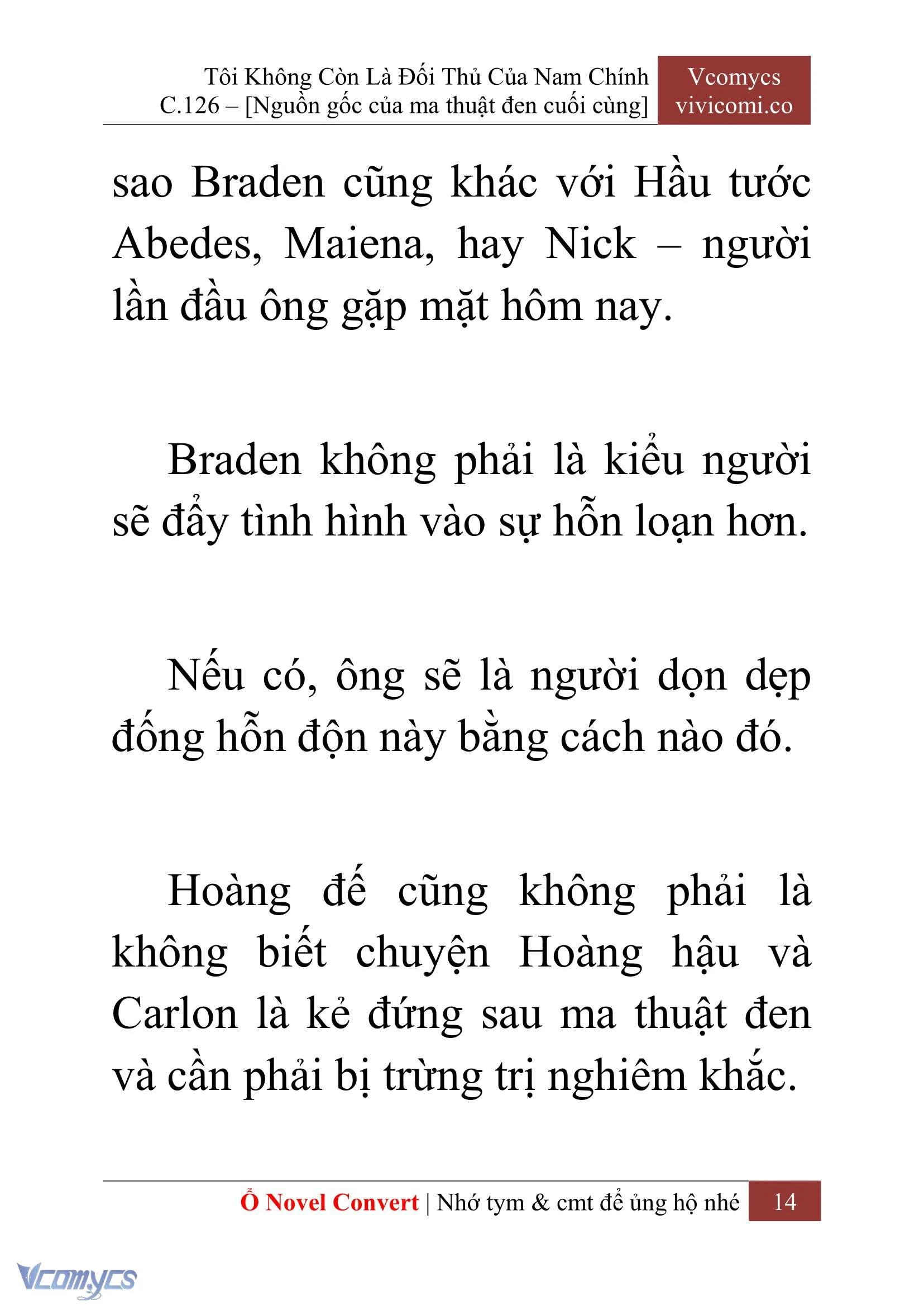 [Novel] Tôi Không Còn Là Đối Thủ Của Nam Chính Chapter  126 - 16