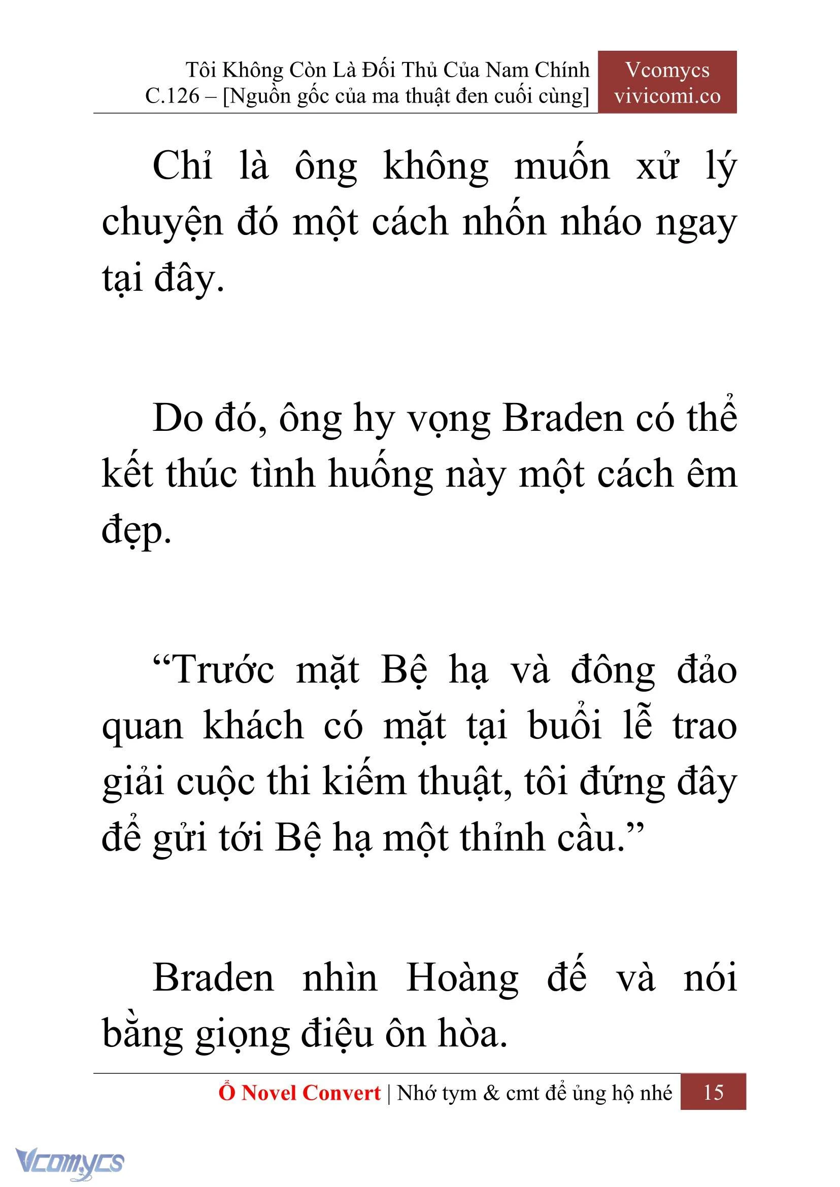 [Novel] Tôi Không Còn Là Đối Thủ Của Nam Chính Chapter  126 - 17