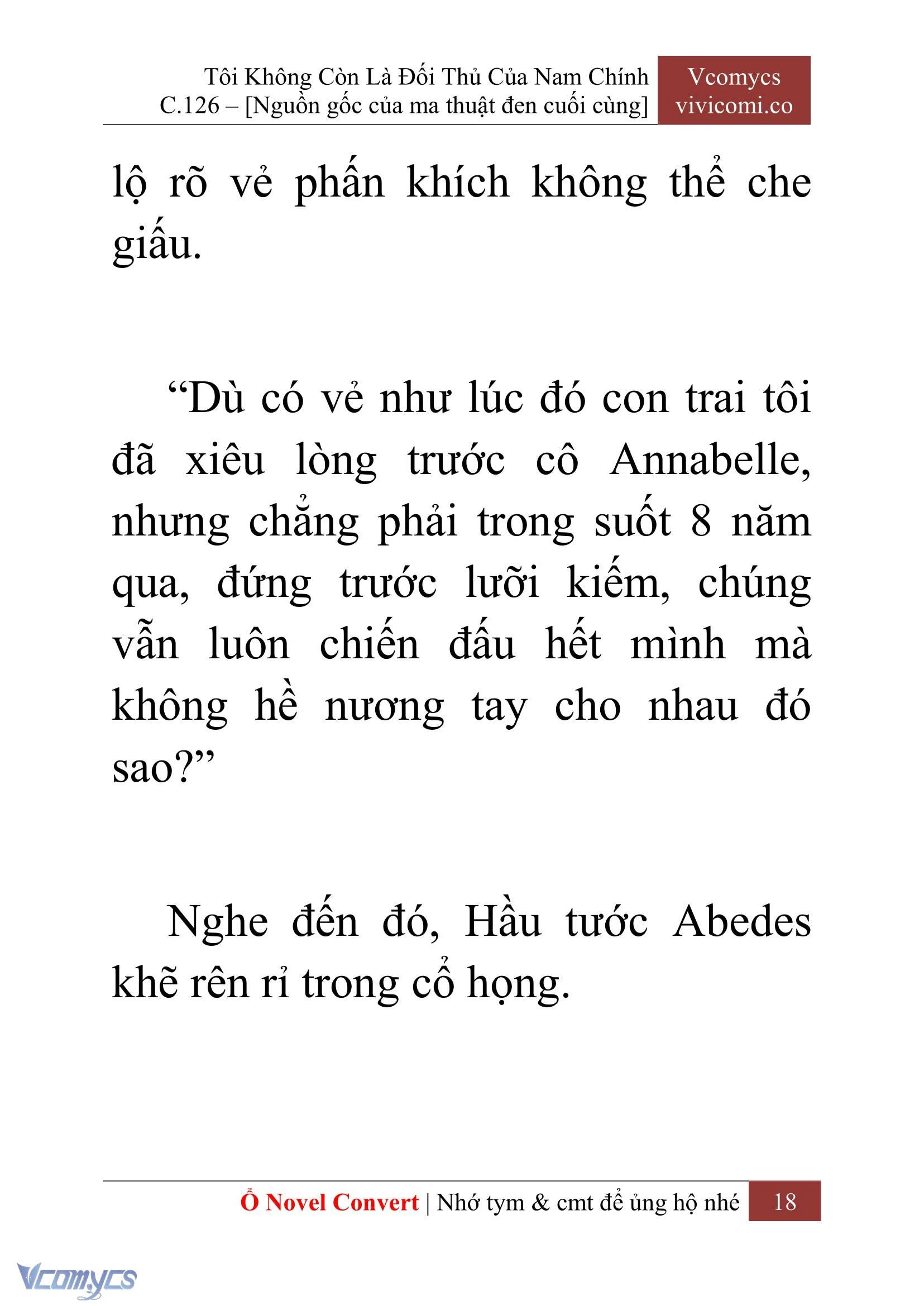 [Novel] Tôi Không Còn Là Đối Thủ Của Nam Chính Chapter  126 - 20