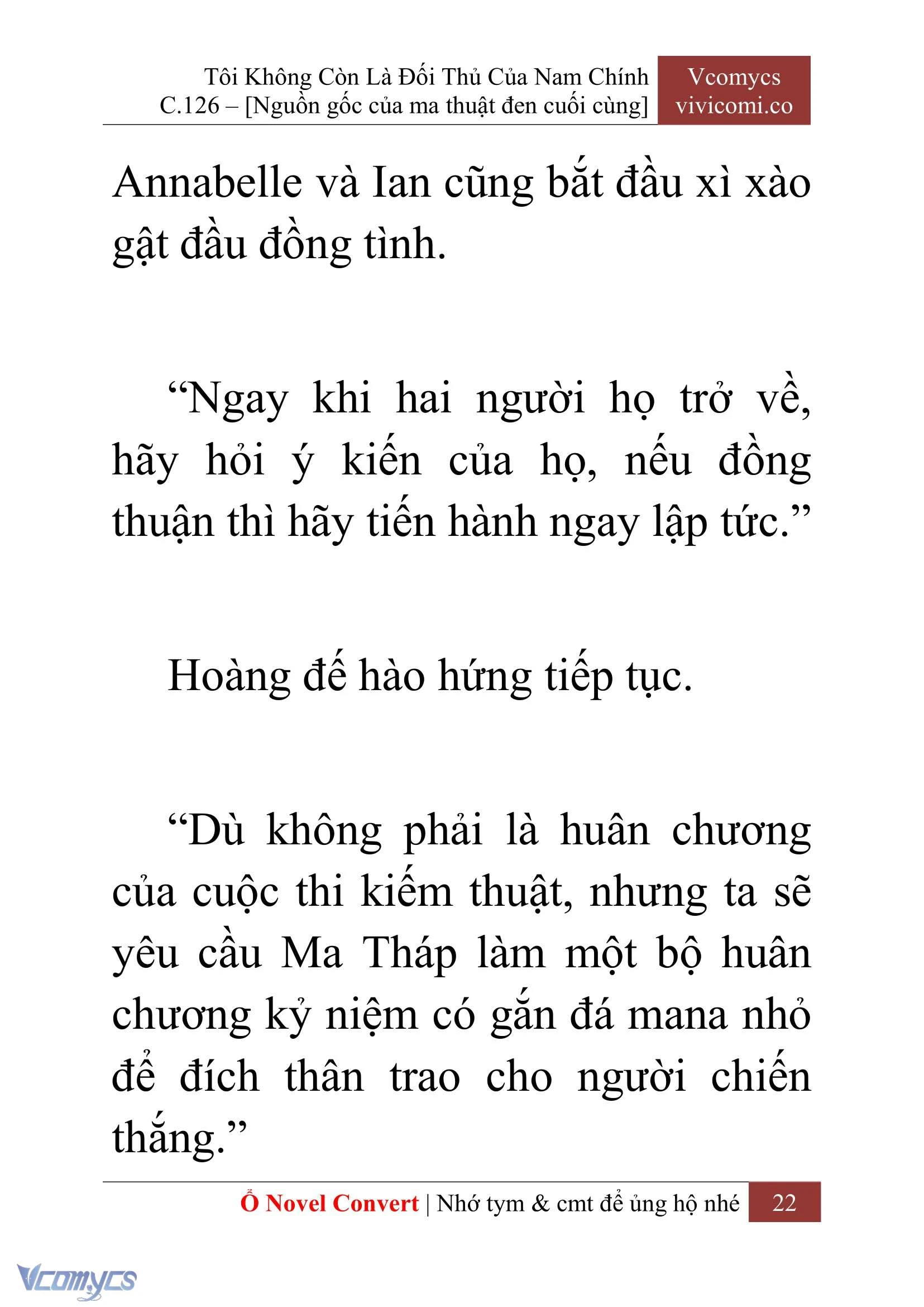 [Novel] Tôi Không Còn Là Đối Thủ Của Nam Chính Chapter  126 - 24