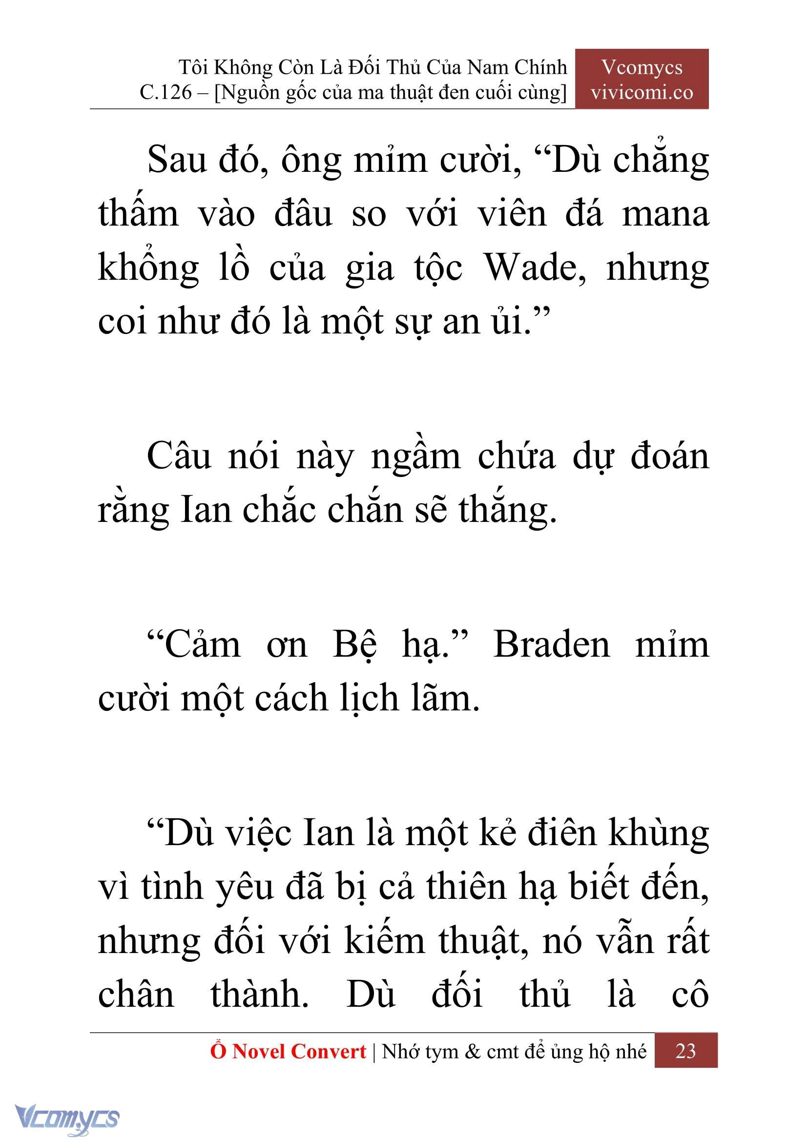 [Novel] Tôi Không Còn Là Đối Thủ Của Nam Chính Chapter  126 - 25