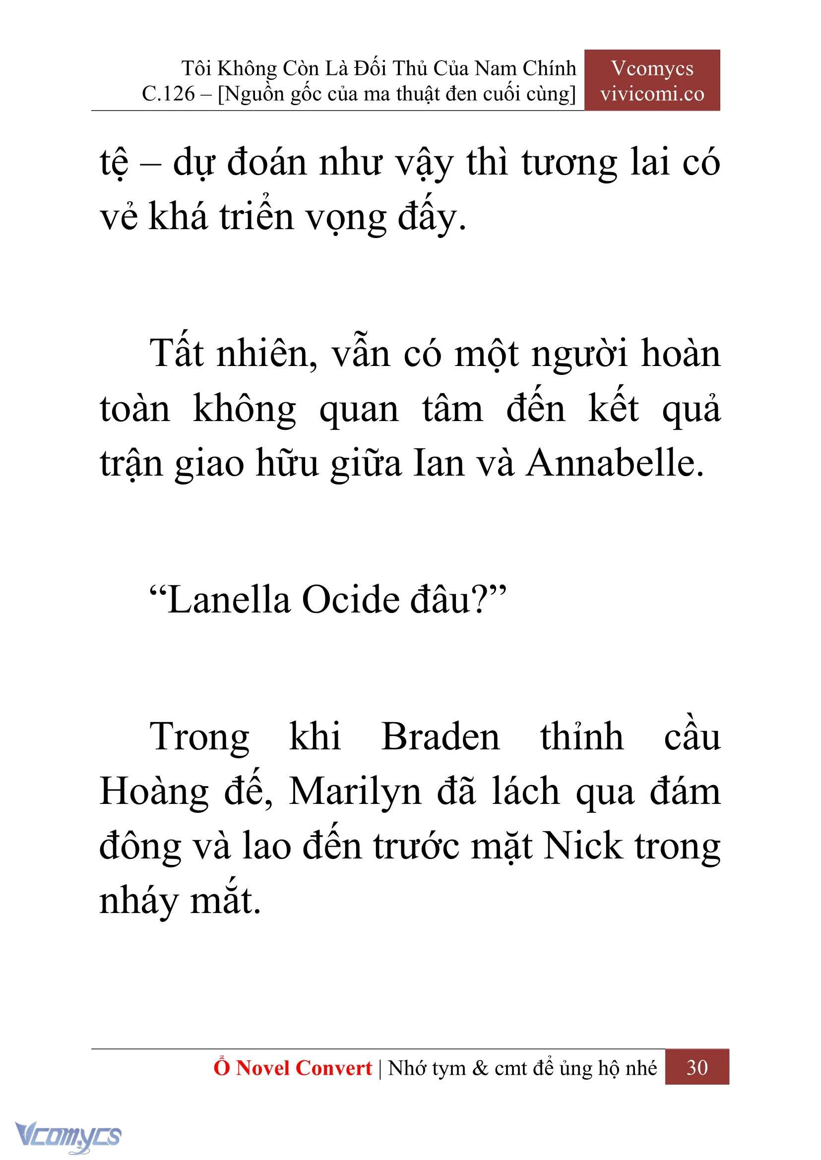 [Novel] Tôi Không Còn Là Đối Thủ Của Nam Chính Chapter  126 - 32