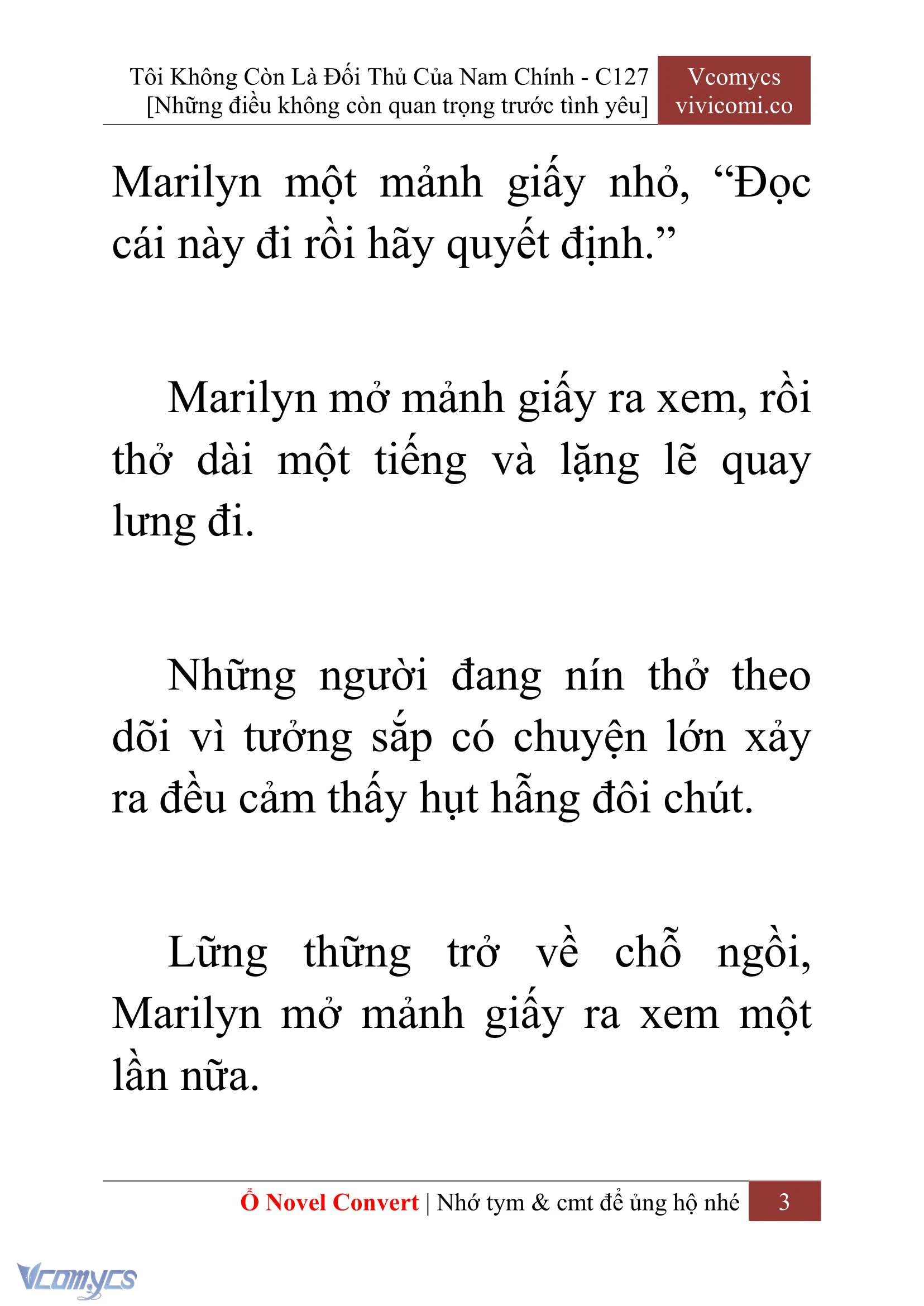 [Novel] Tôi Không Còn Là Đối Thủ Của Nam Chính Chapter  127 - 5