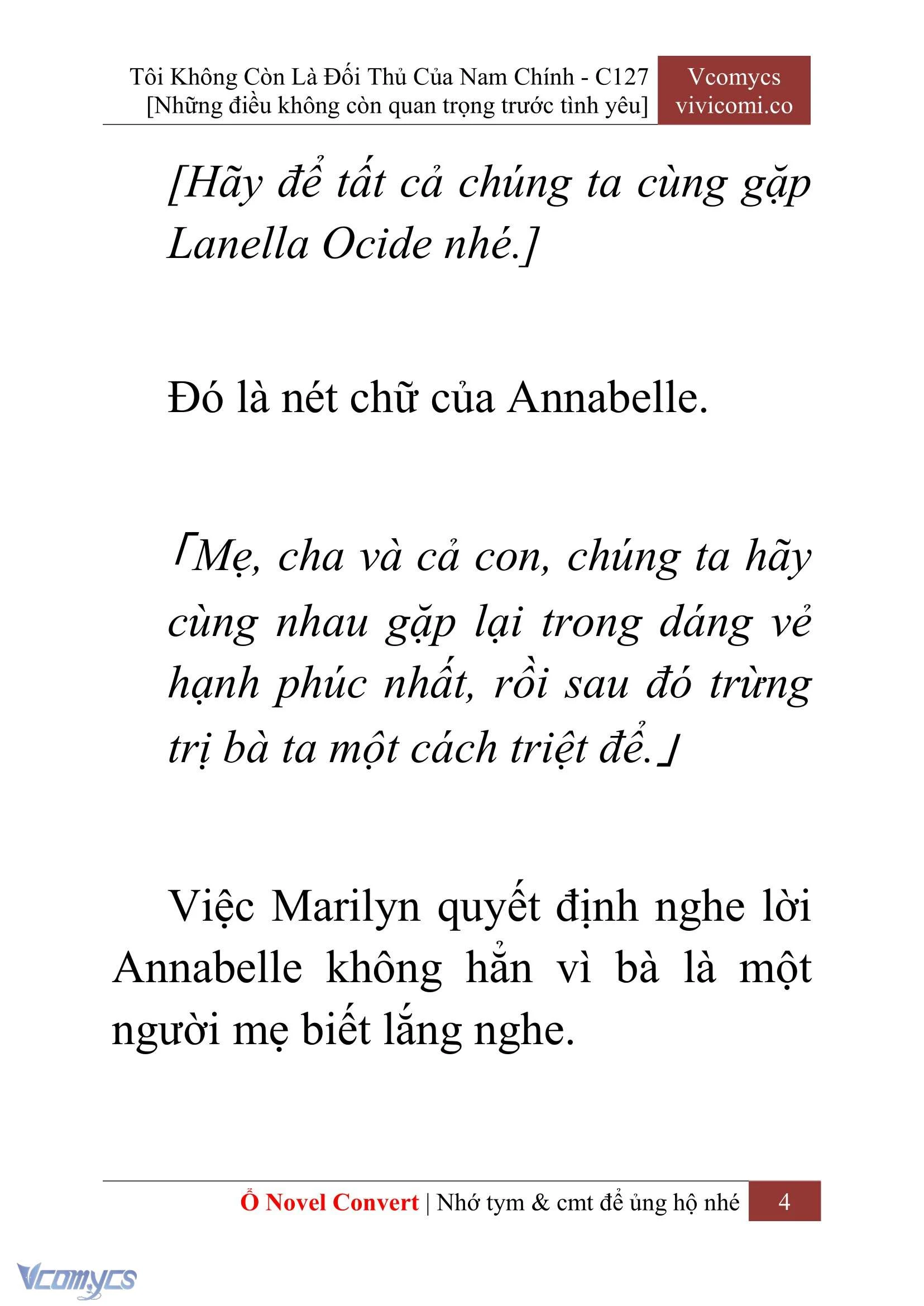 [Novel] Tôi Không Còn Là Đối Thủ Của Nam Chính Chapter  127 - 6