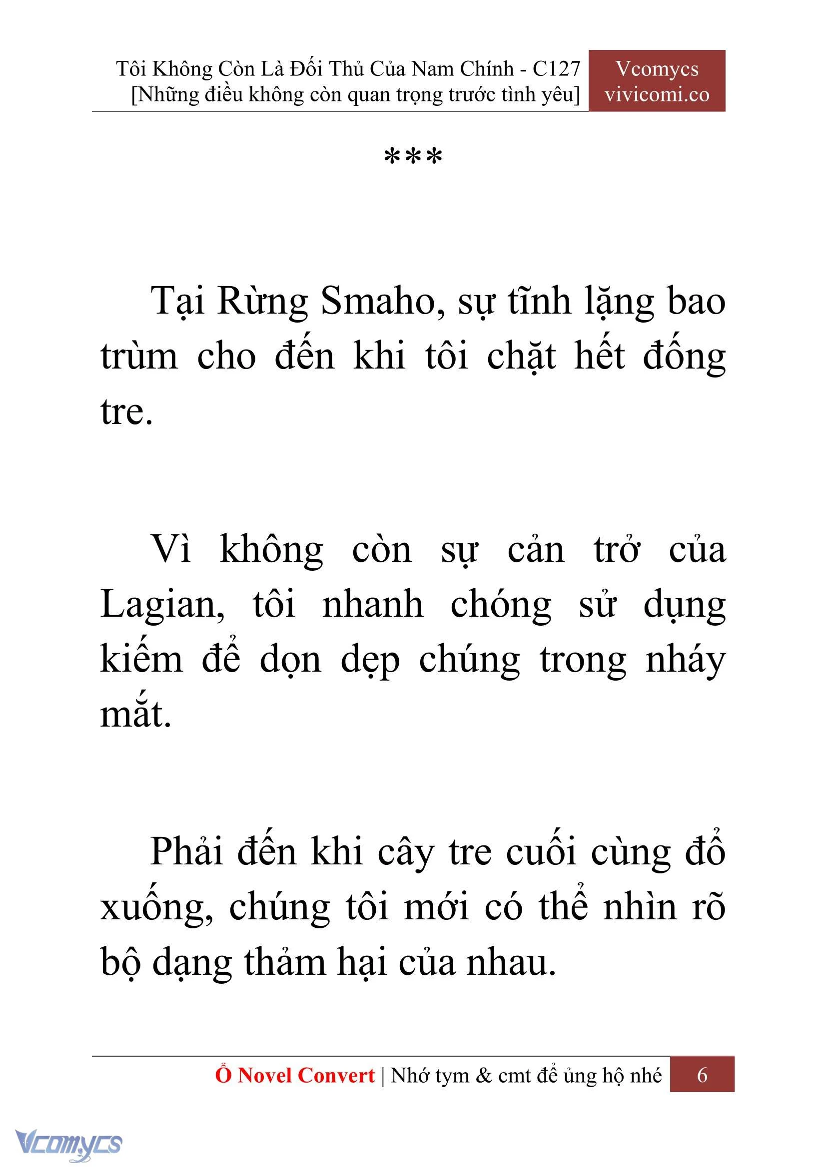 [Novel] Tôi Không Còn Là Đối Thủ Của Nam Chính Chapter  127 - 8