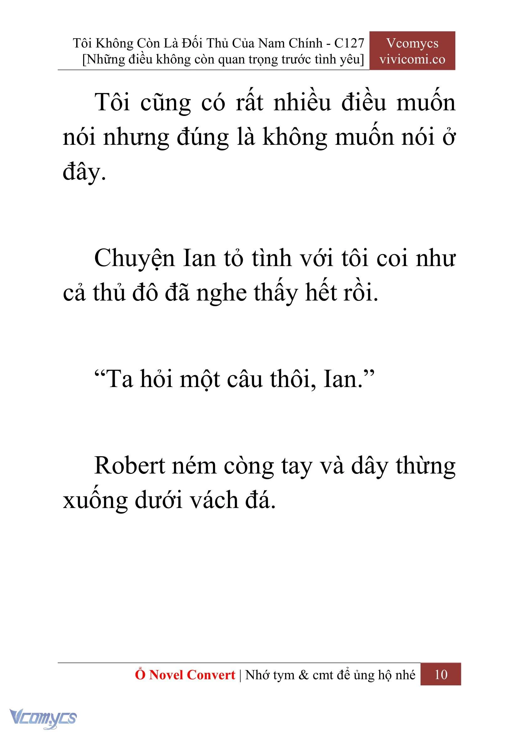 [Novel] Tôi Không Còn Là Đối Thủ Của Nam Chính Chapter  127 - 12