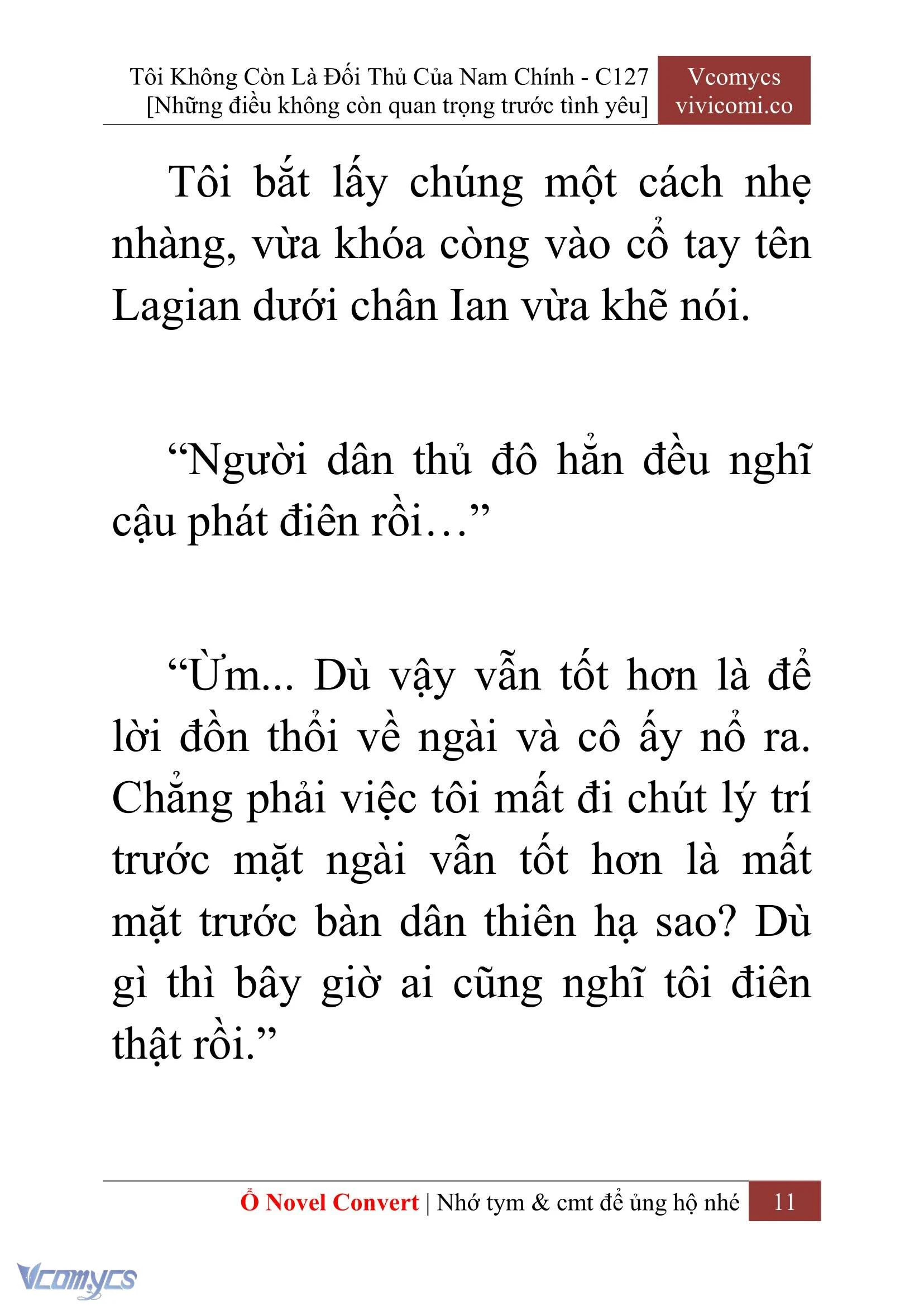 [Novel] Tôi Không Còn Là Đối Thủ Của Nam Chính Chapter  127 - 13