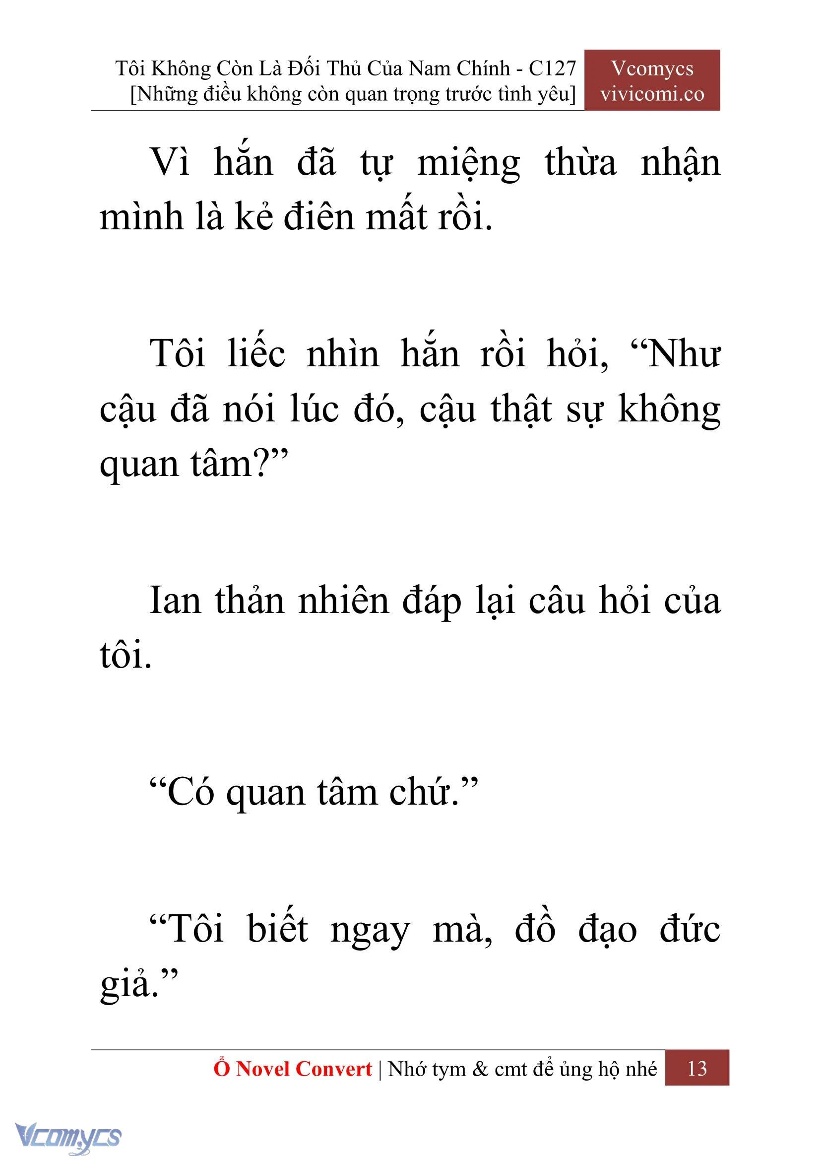 [Novel] Tôi Không Còn Là Đối Thủ Của Nam Chính Chapter  127 - 15