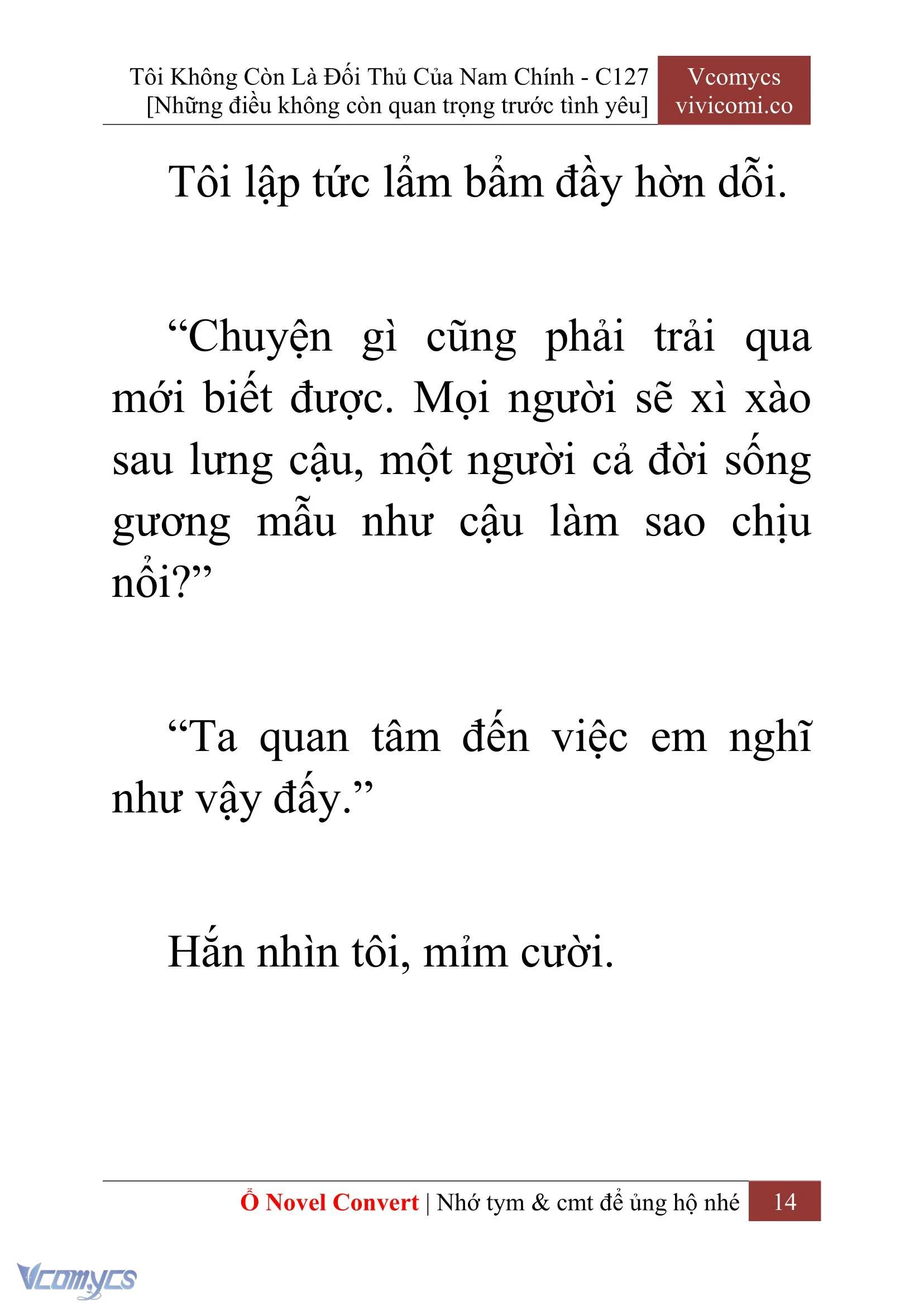 [Novel] Tôi Không Còn Là Đối Thủ Của Nam Chính Chapter  127 - 16
