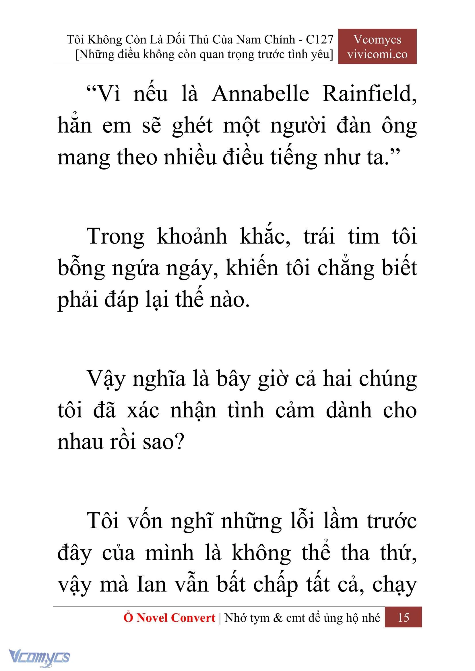 [Novel] Tôi Không Còn Là Đối Thủ Của Nam Chính Chapter  127 - 17