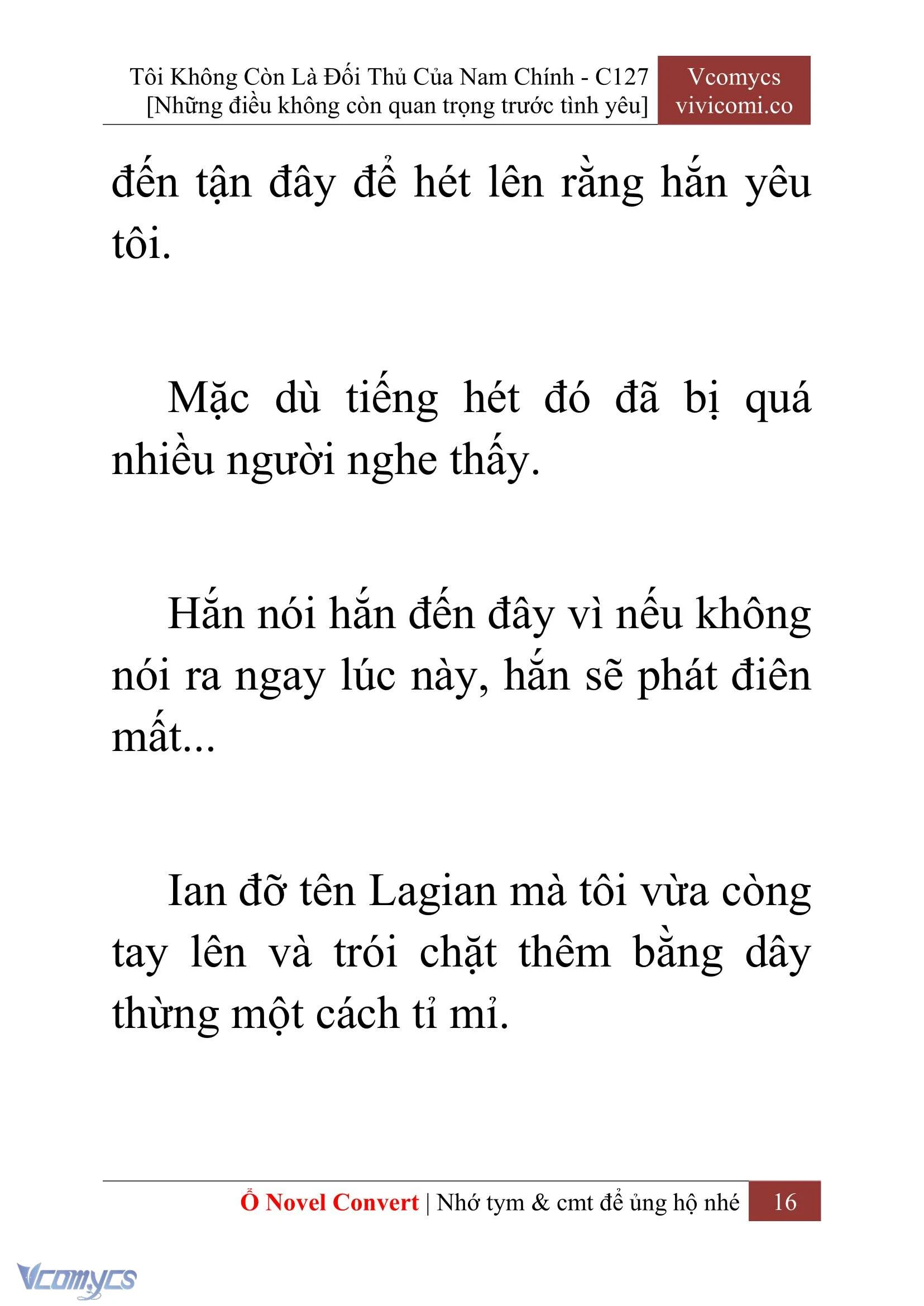 [Novel] Tôi Không Còn Là Đối Thủ Của Nam Chính Chapter  127 - 18