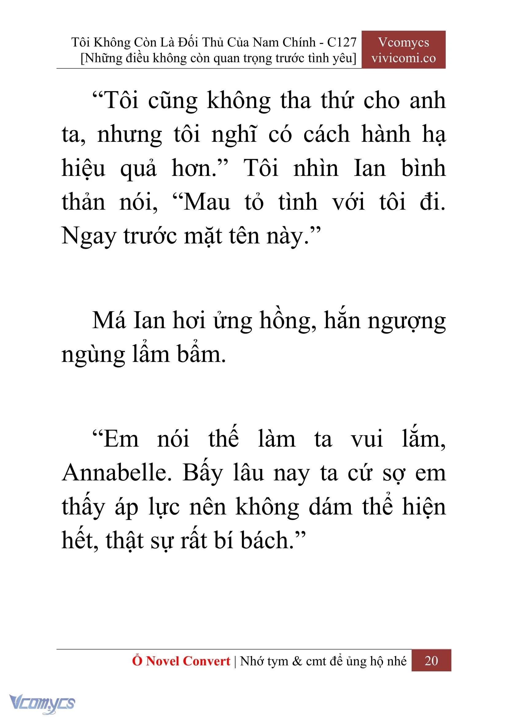 [Novel] Tôi Không Còn Là Đối Thủ Của Nam Chính Chapter  127 - 22