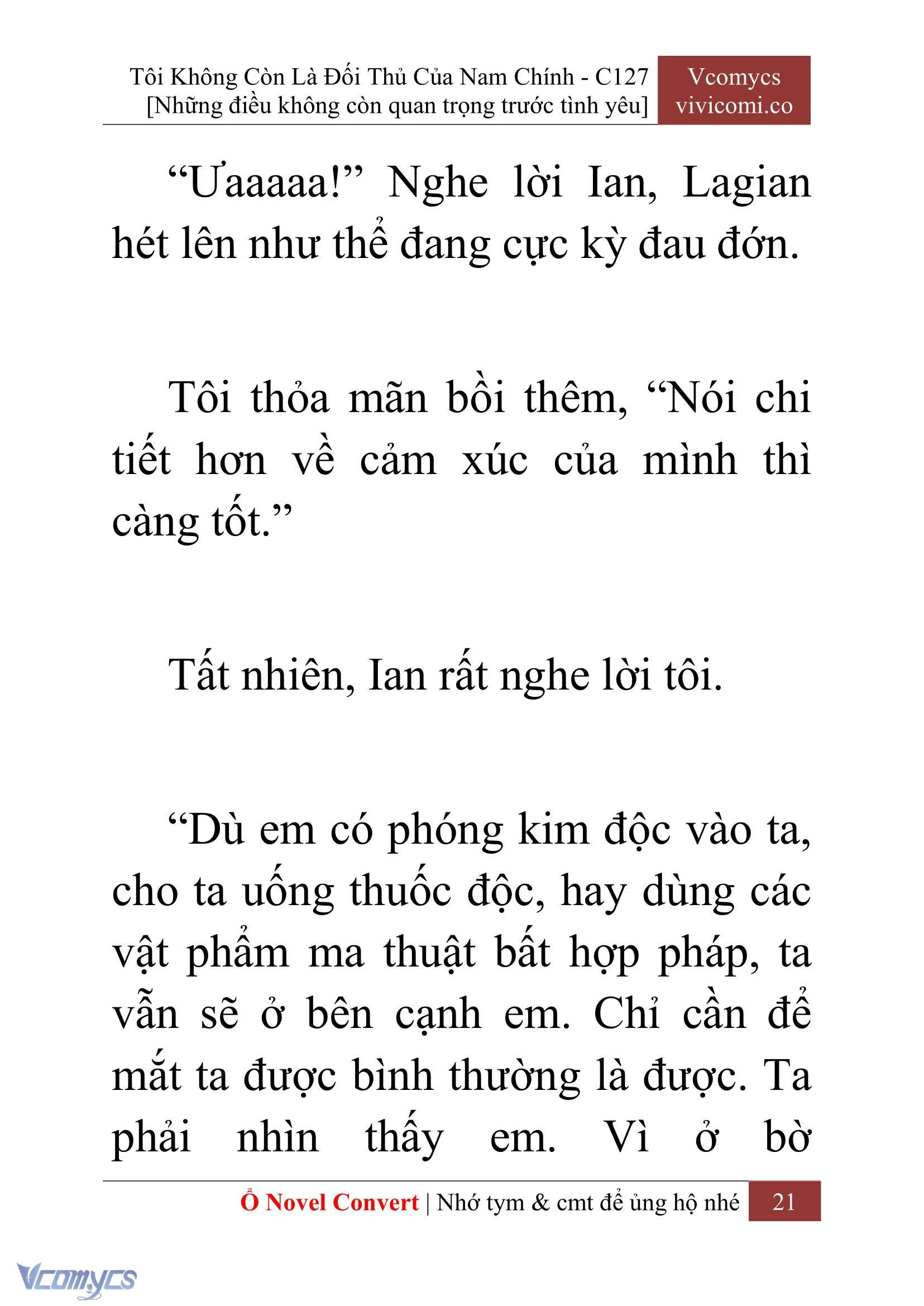 [Novel] Tôi Không Còn Là Đối Thủ Của Nam Chính Chapter  127 - 23