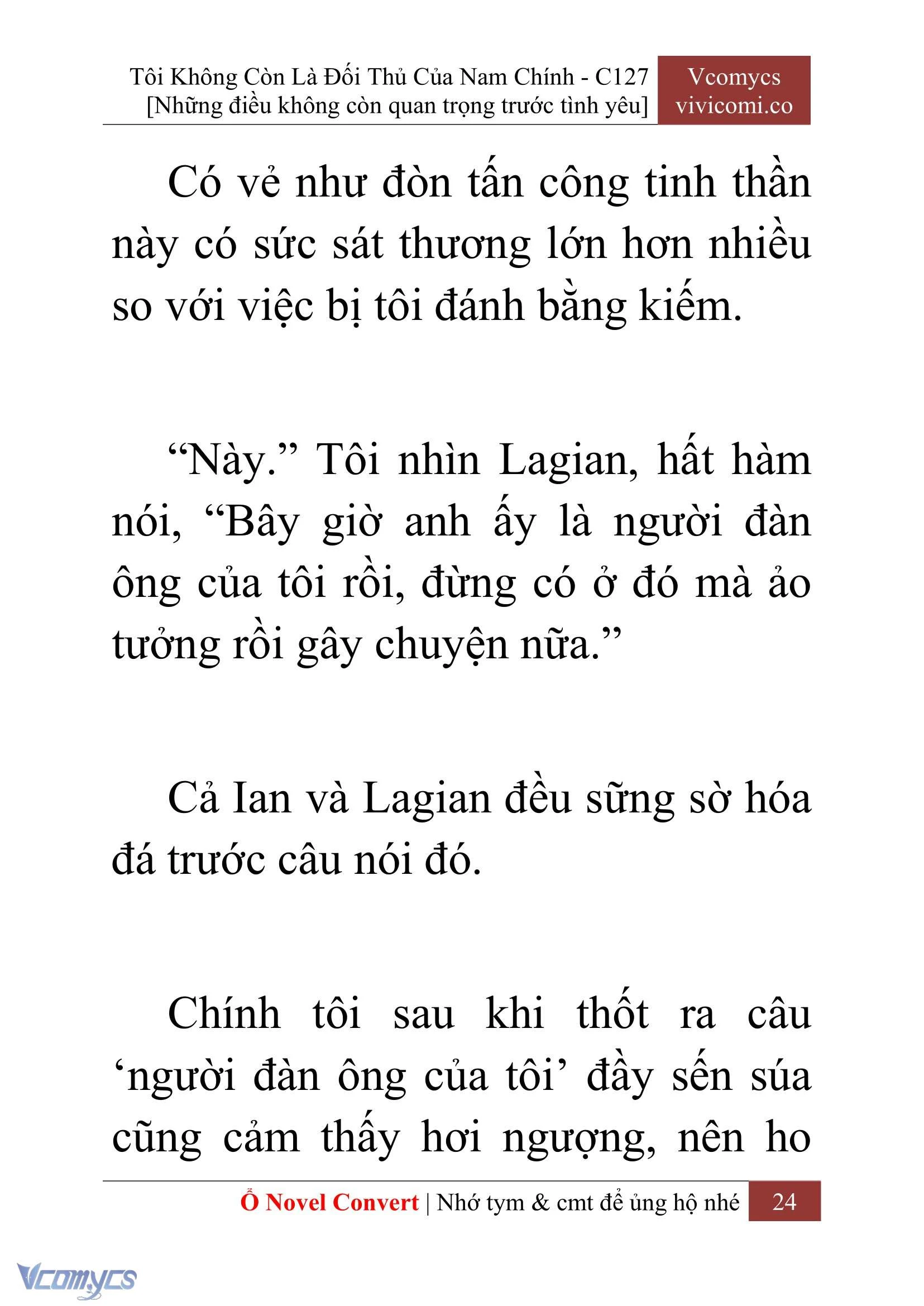 [Novel] Tôi Không Còn Là Đối Thủ Của Nam Chính Chapter  127 - 26