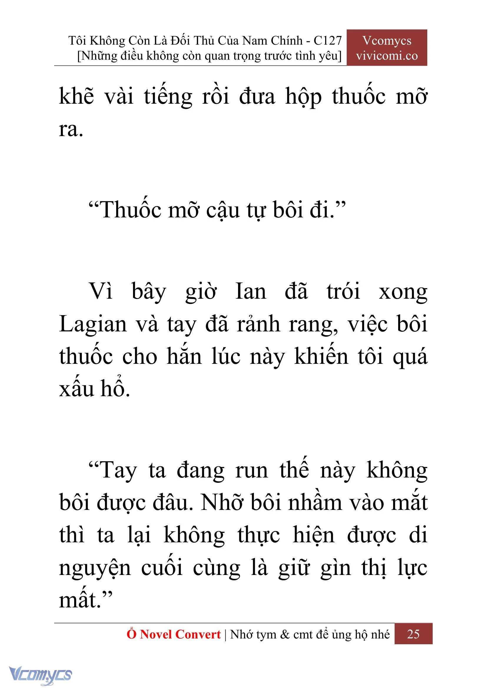 [Novel] Tôi Không Còn Là Đối Thủ Của Nam Chính Chapter  127 - 27