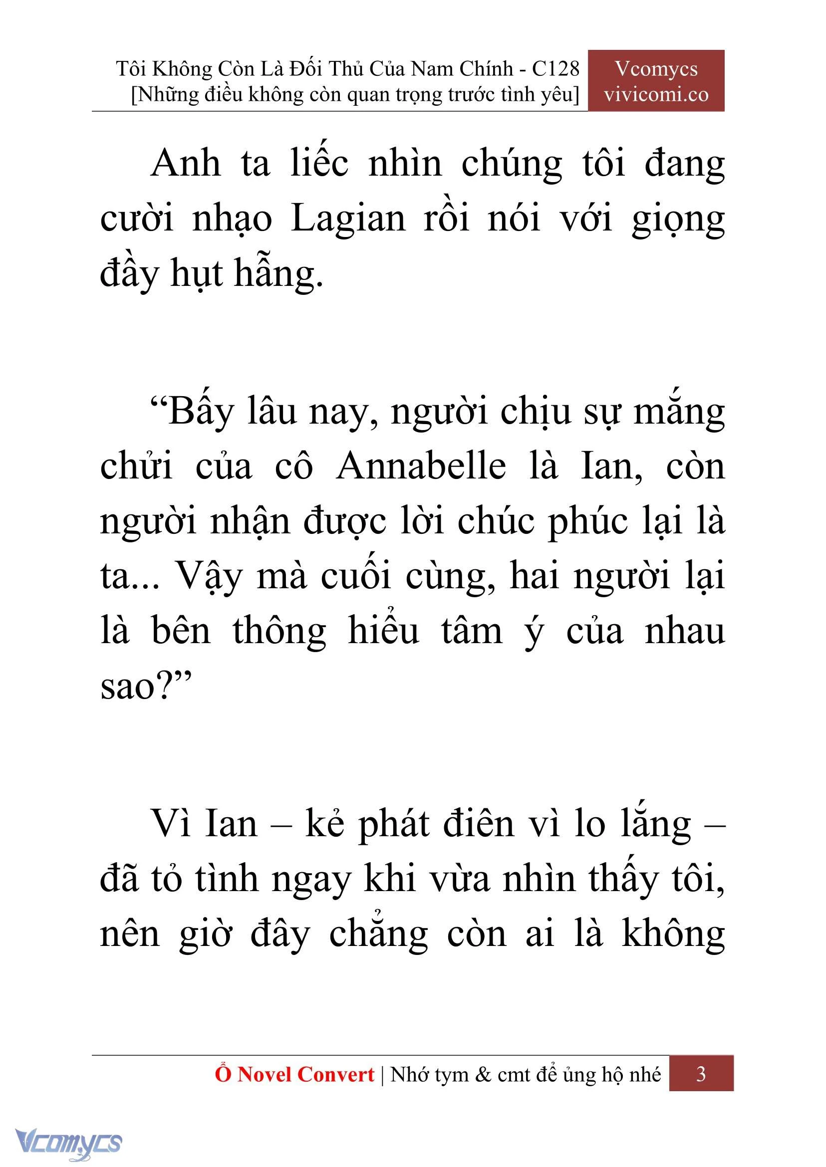 [Novel] Tôi Không Còn Là Đối Thủ Của Nam Chính Chapter  128 - 5
