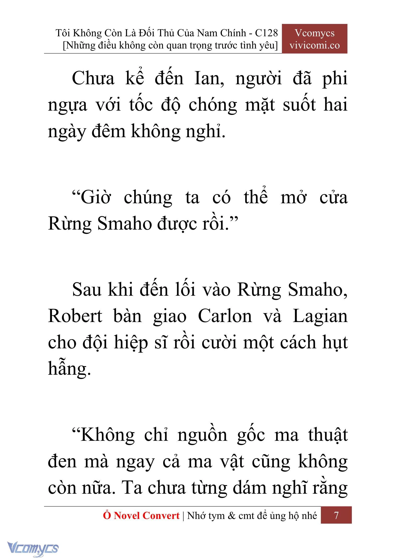 [Novel] Tôi Không Còn Là Đối Thủ Của Nam Chính Chapter  128 - 9