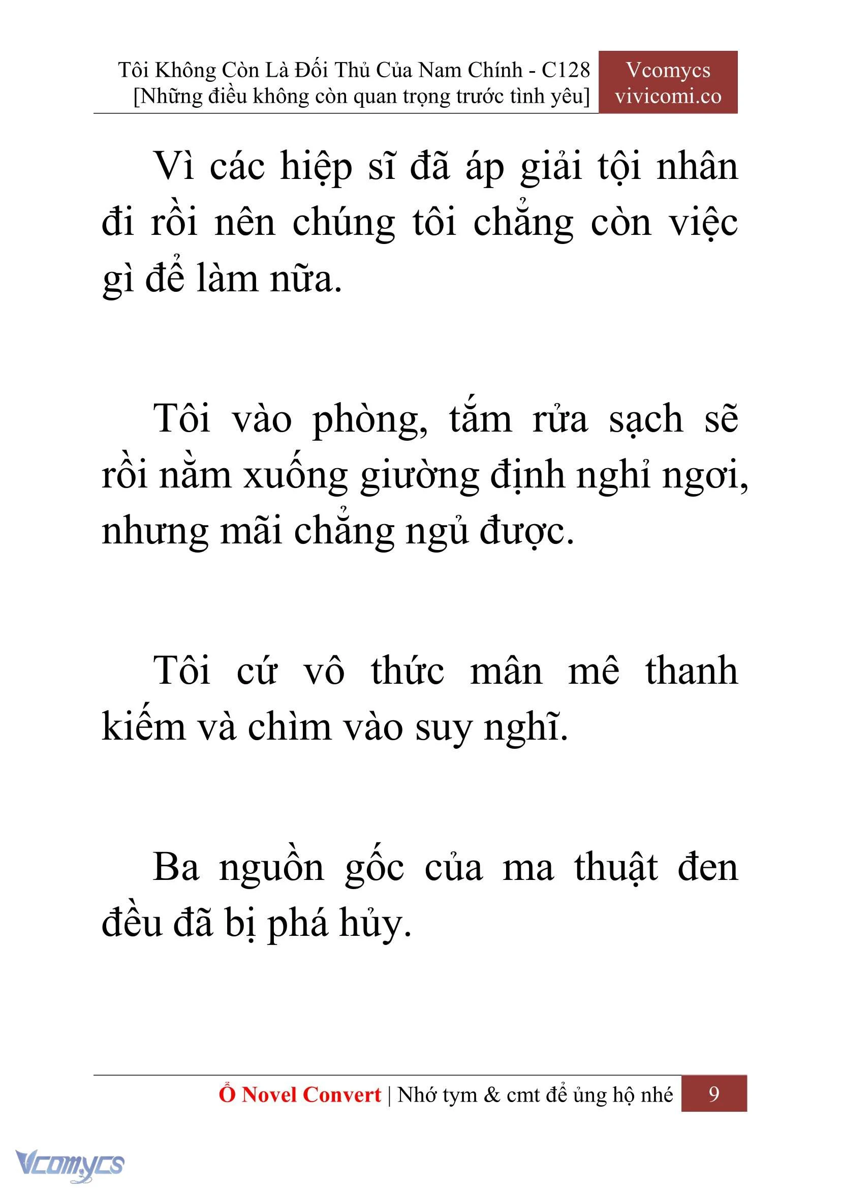 [Novel] Tôi Không Còn Là Đối Thủ Của Nam Chính Chapter  128 - 11
