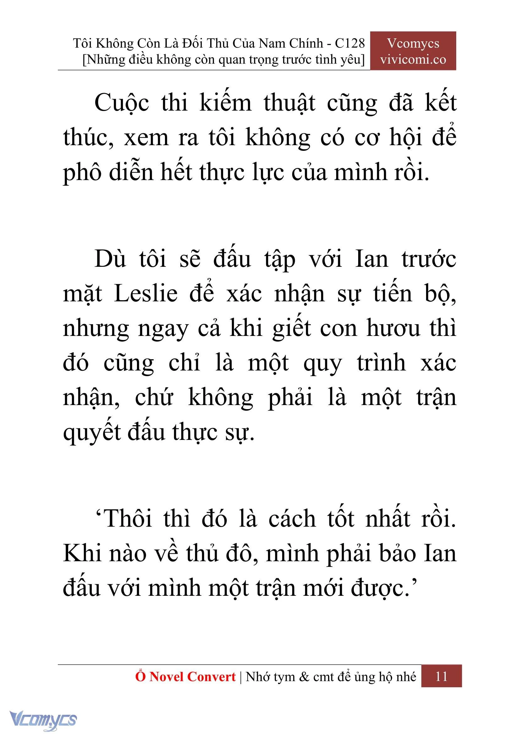 [Novel] Tôi Không Còn Là Đối Thủ Của Nam Chính Chapter  128 - 13