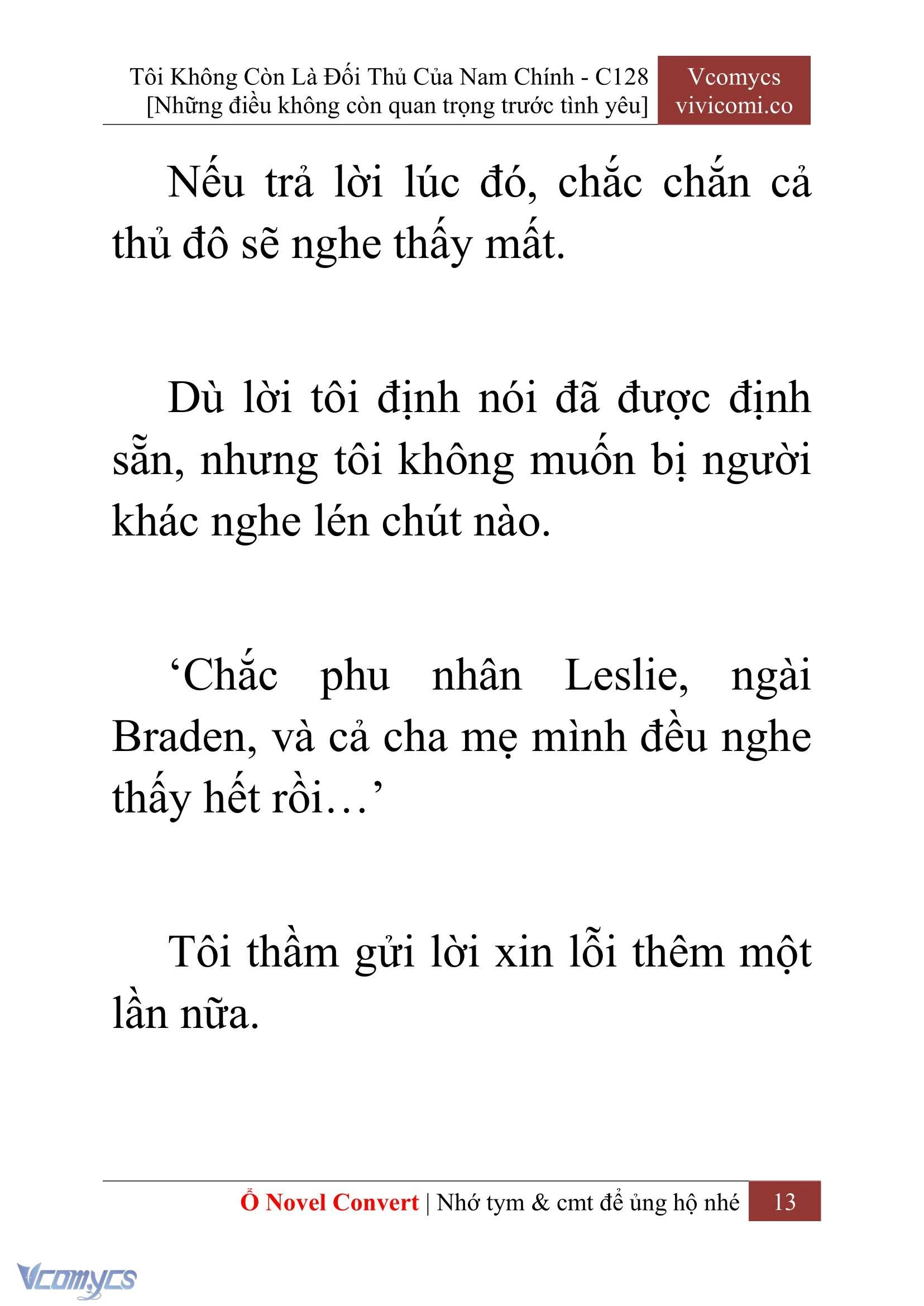 [Novel] Tôi Không Còn Là Đối Thủ Của Nam Chính Chapter  128 - 15