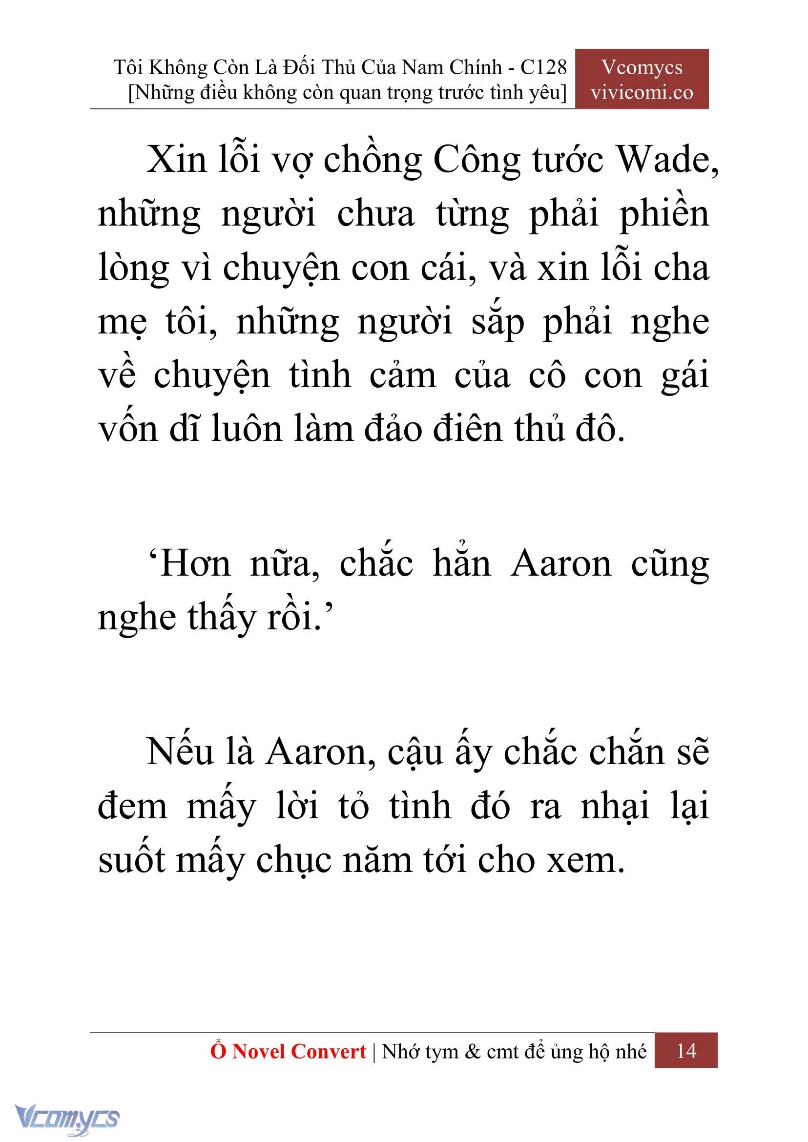 [Novel] Tôi Không Còn Là Đối Thủ Của Nam Chính Chapter  128 - 16