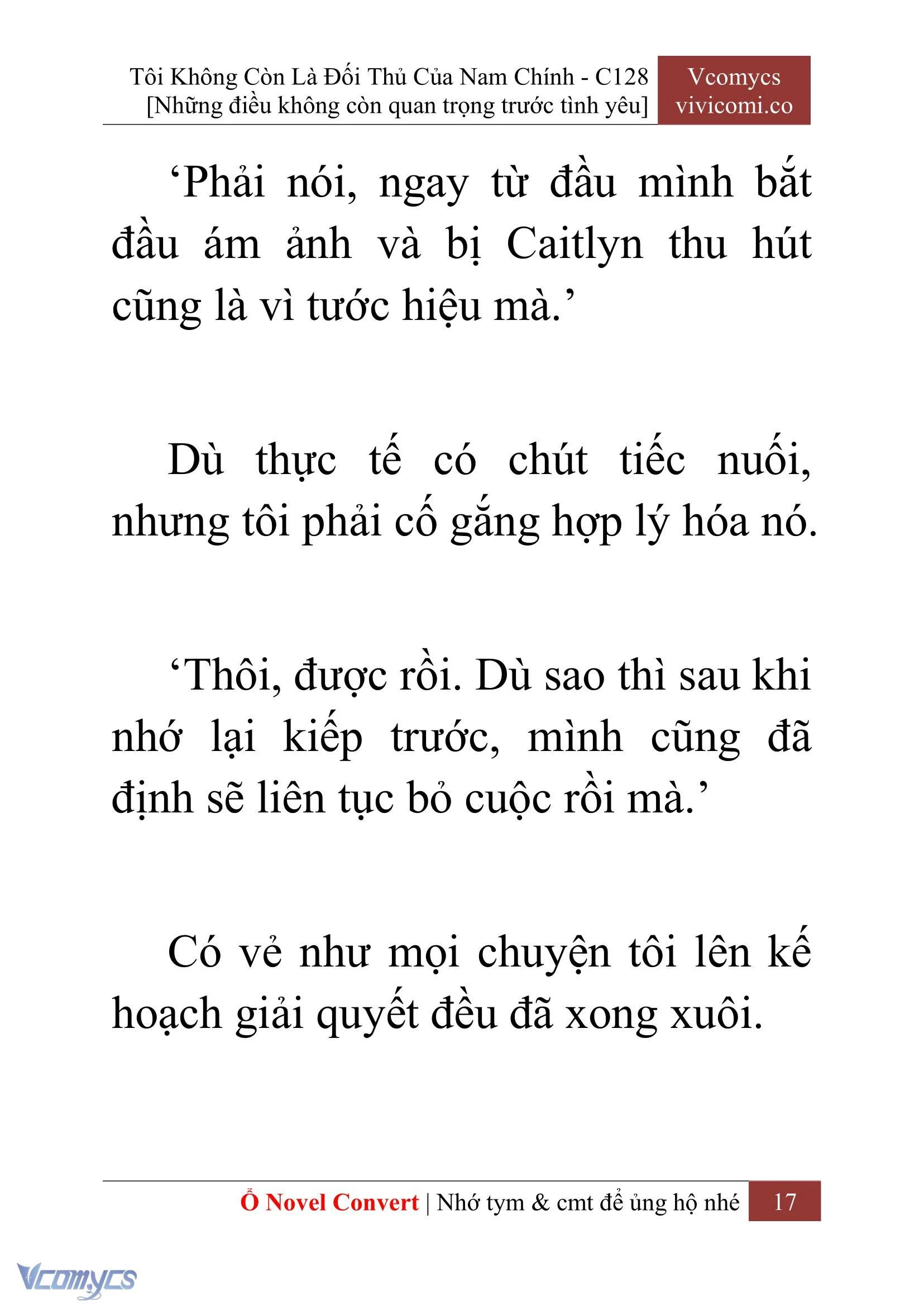 [Novel] Tôi Không Còn Là Đối Thủ Của Nam Chính Chapter  128 - 19