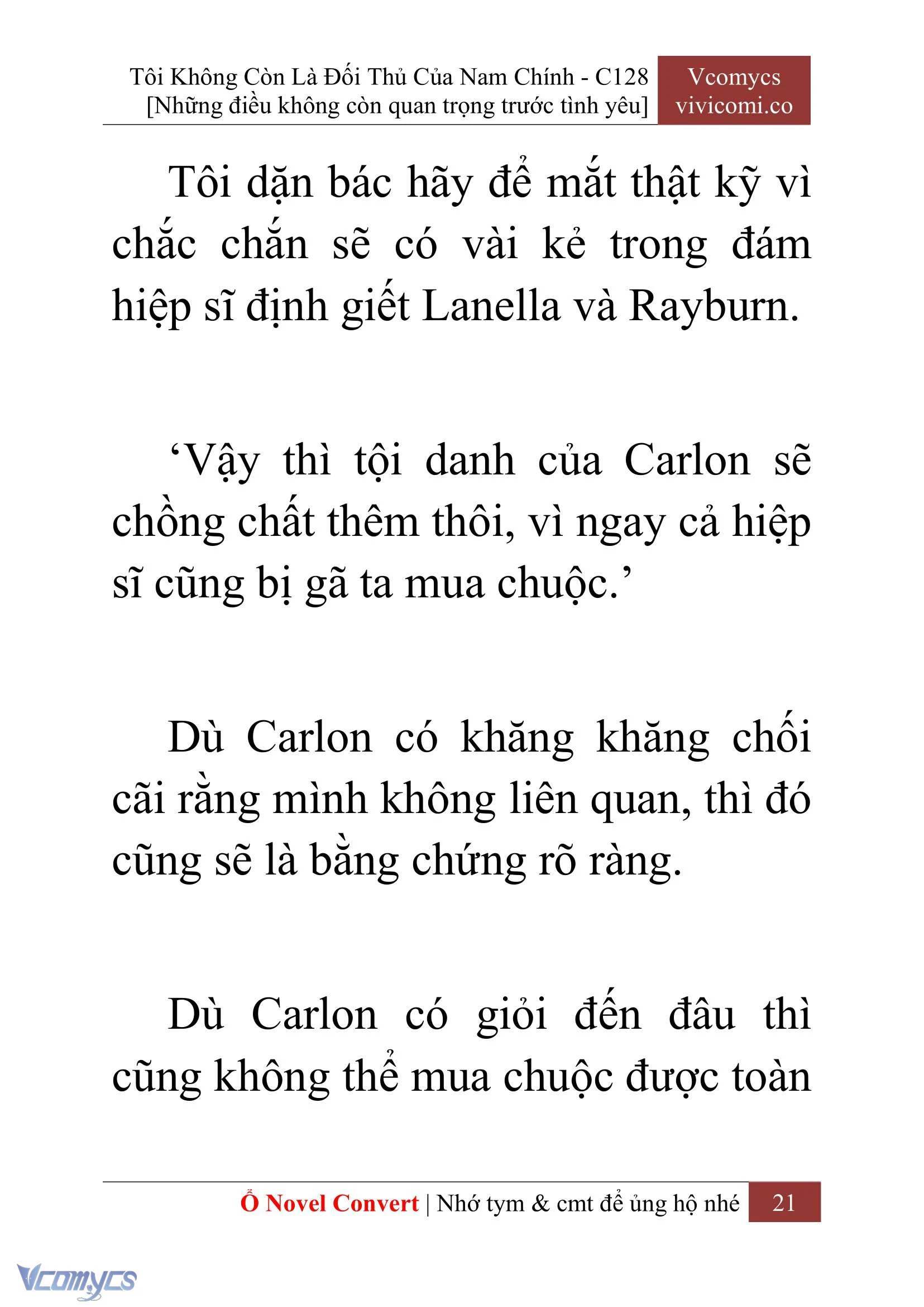[Novel] Tôi Không Còn Là Đối Thủ Của Nam Chính Chapter  128 - 23