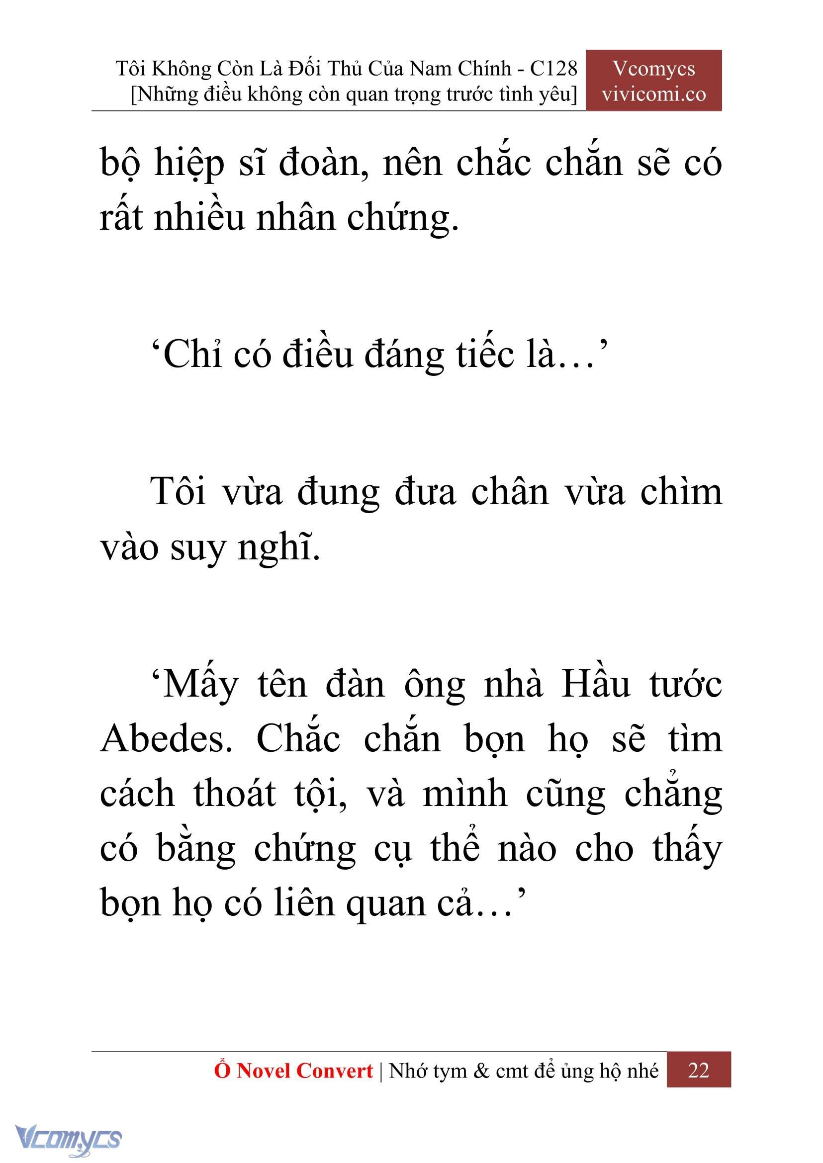 [Novel] Tôi Không Còn Là Đối Thủ Của Nam Chính Chapter  128 - 24