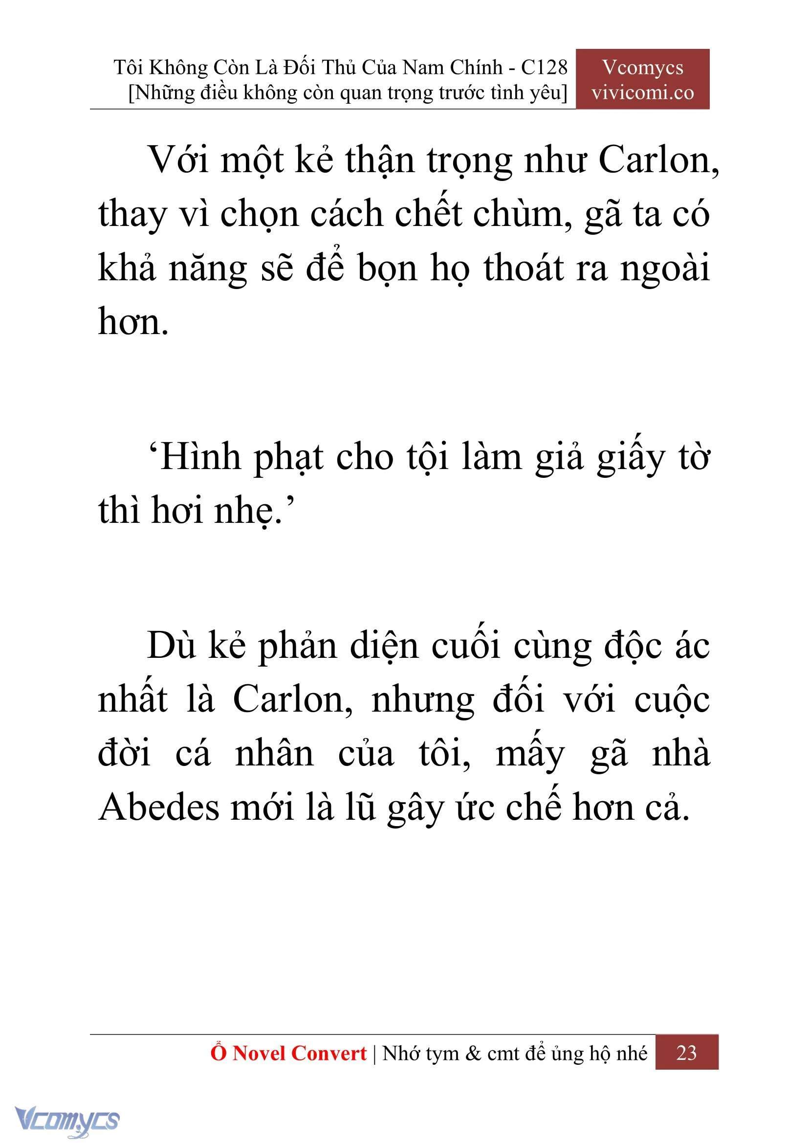 [Novel] Tôi Không Còn Là Đối Thủ Của Nam Chính Chapter  128 - 25