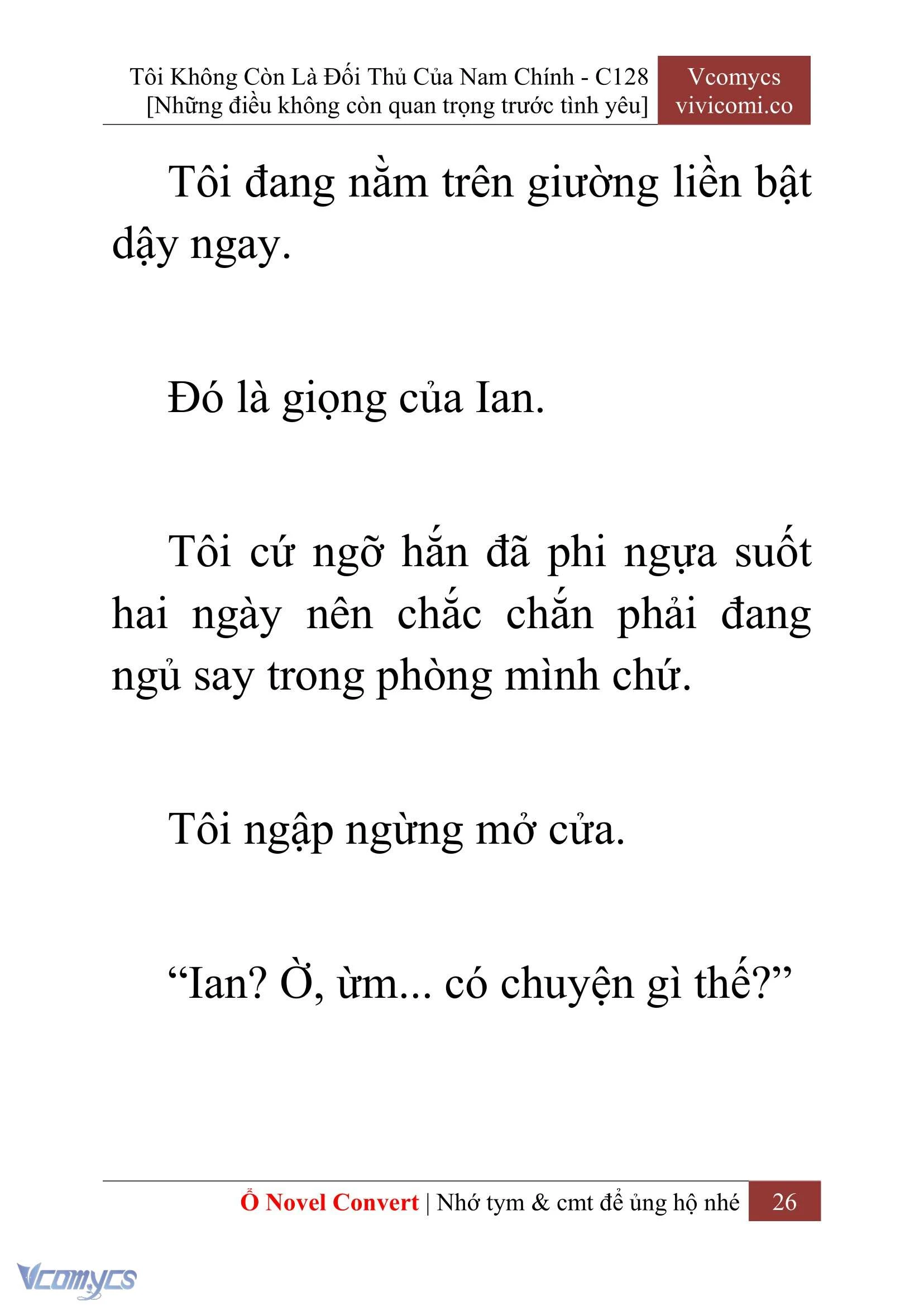 [Novel] Tôi Không Còn Là Đối Thủ Của Nam Chính Chapter  128 - 28