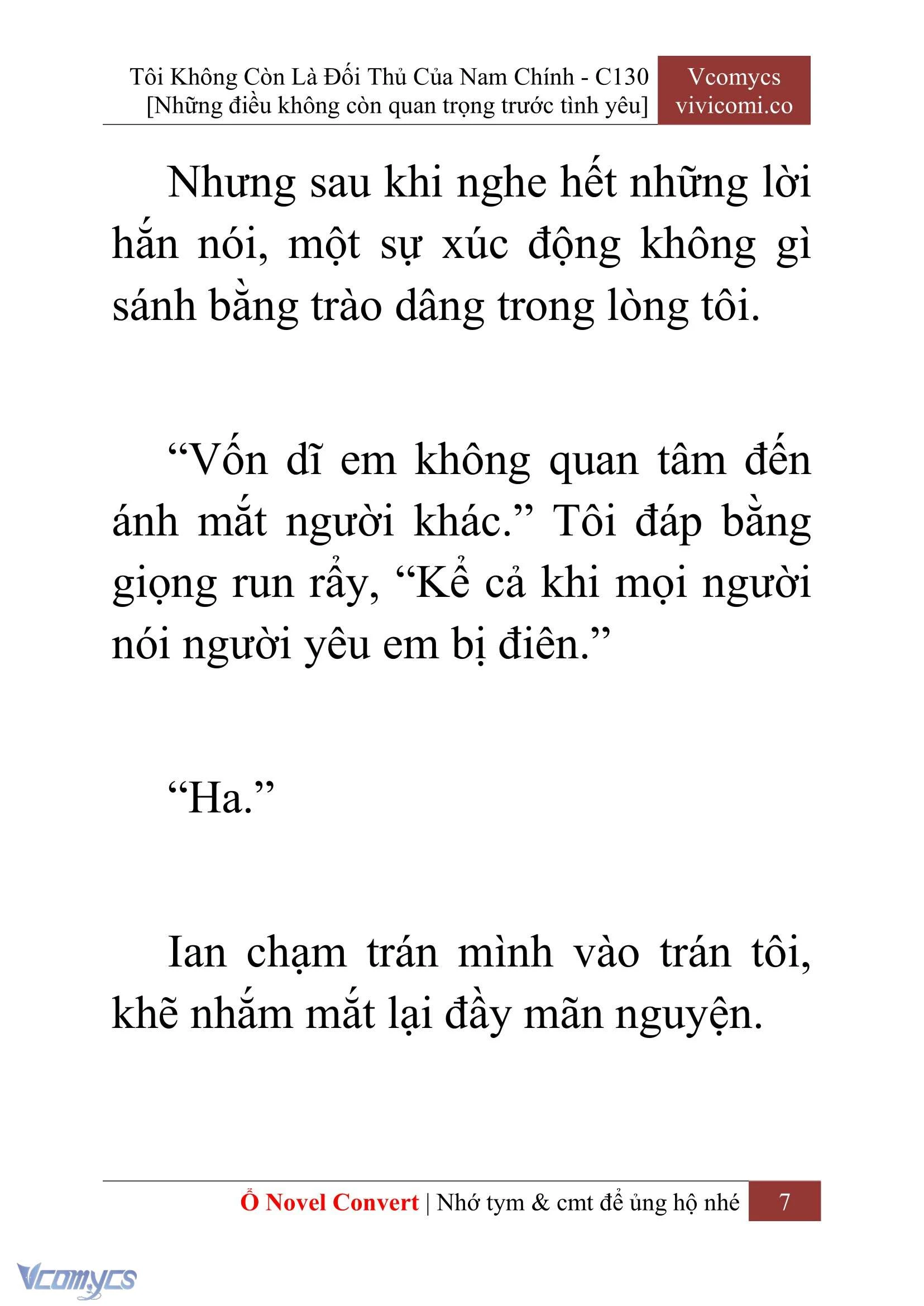 [Novel] Tôi Không Còn Là Đối Thủ Của Nam Chính Chapter  130 - 9