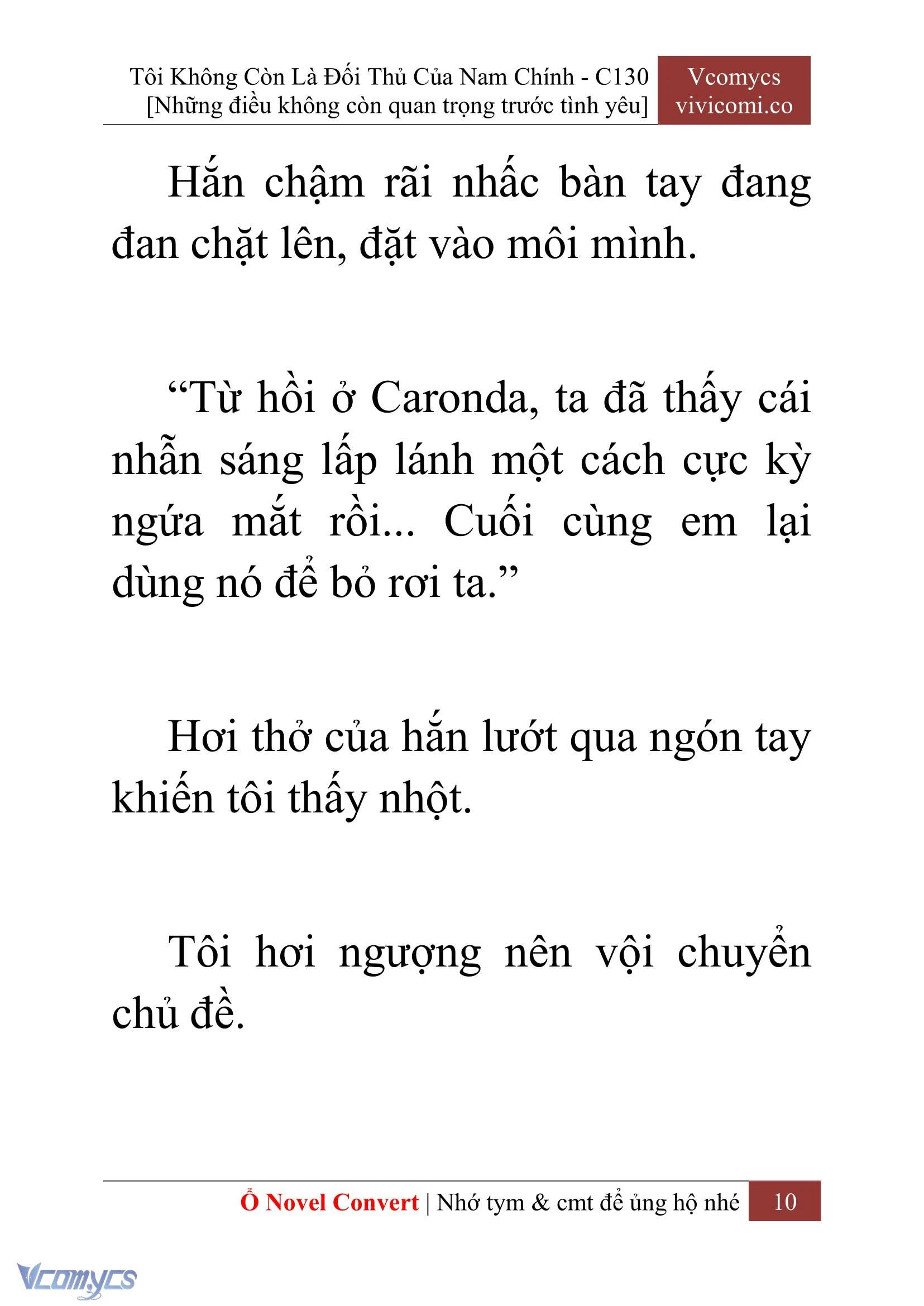 [Novel] Tôi Không Còn Là Đối Thủ Của Nam Chính Chapter  130 - 12