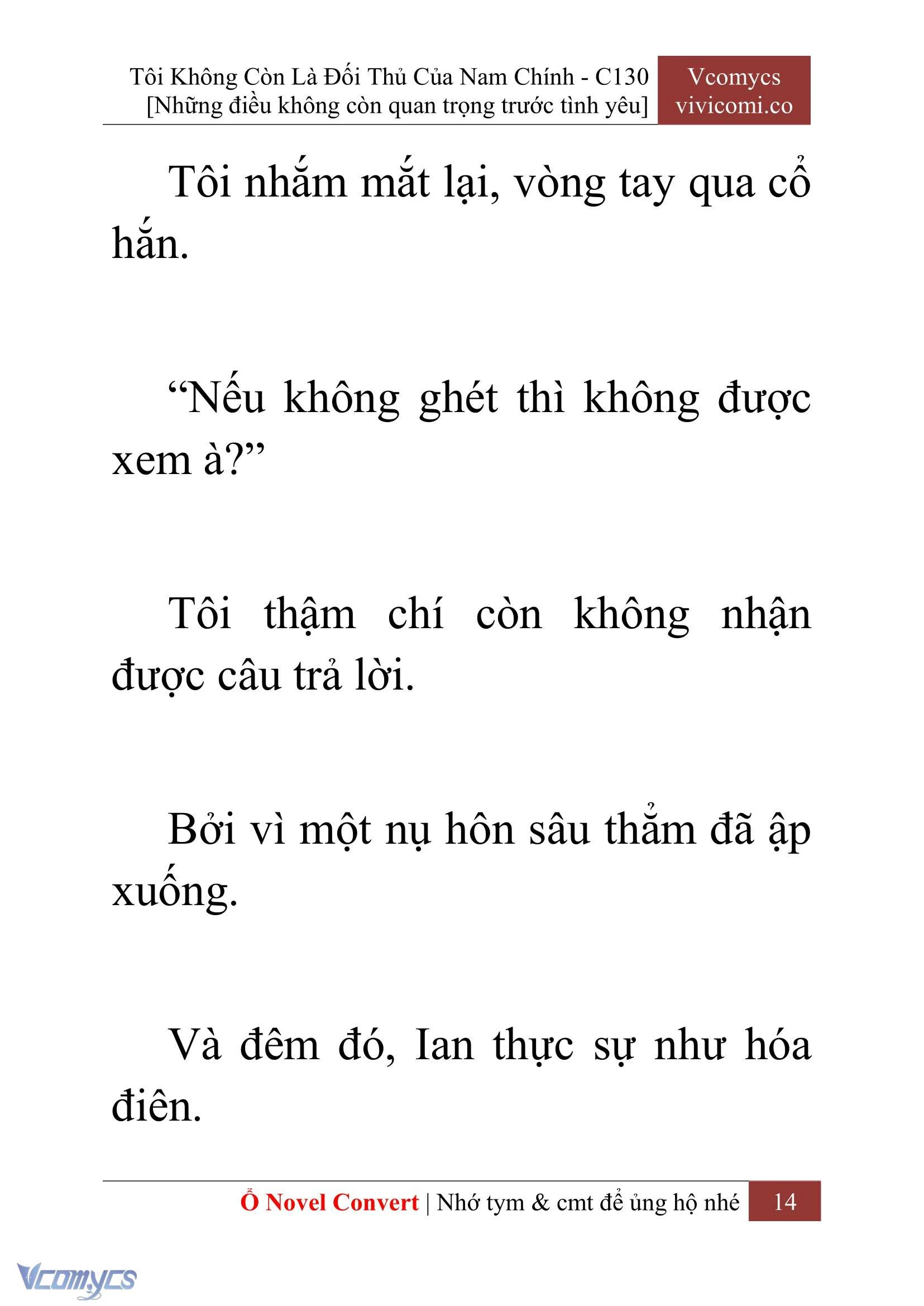 [Novel] Tôi Không Còn Là Đối Thủ Của Nam Chính Chapter  130 - 16