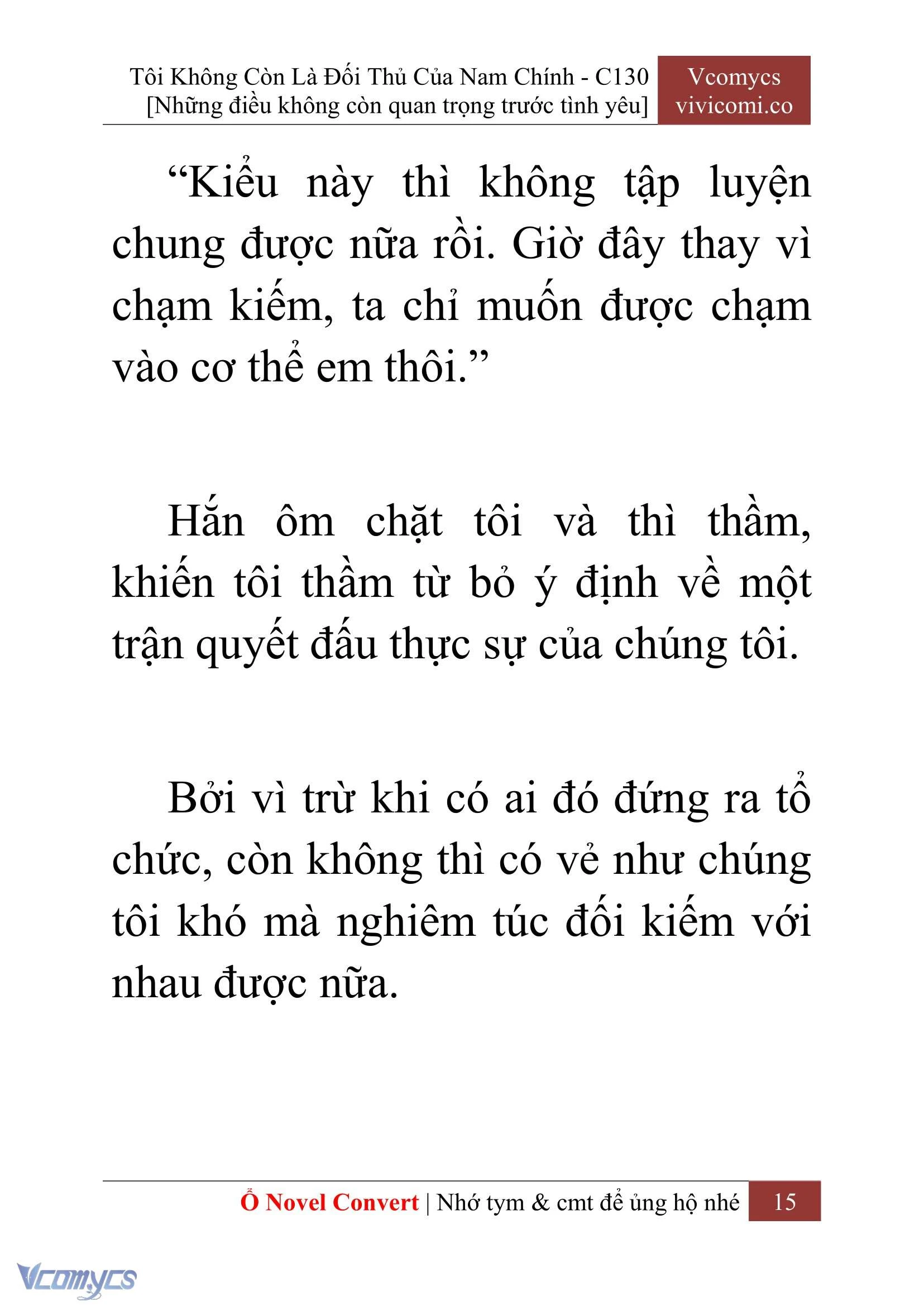 [Novel] Tôi Không Còn Là Đối Thủ Của Nam Chính Chapter  130 - 17