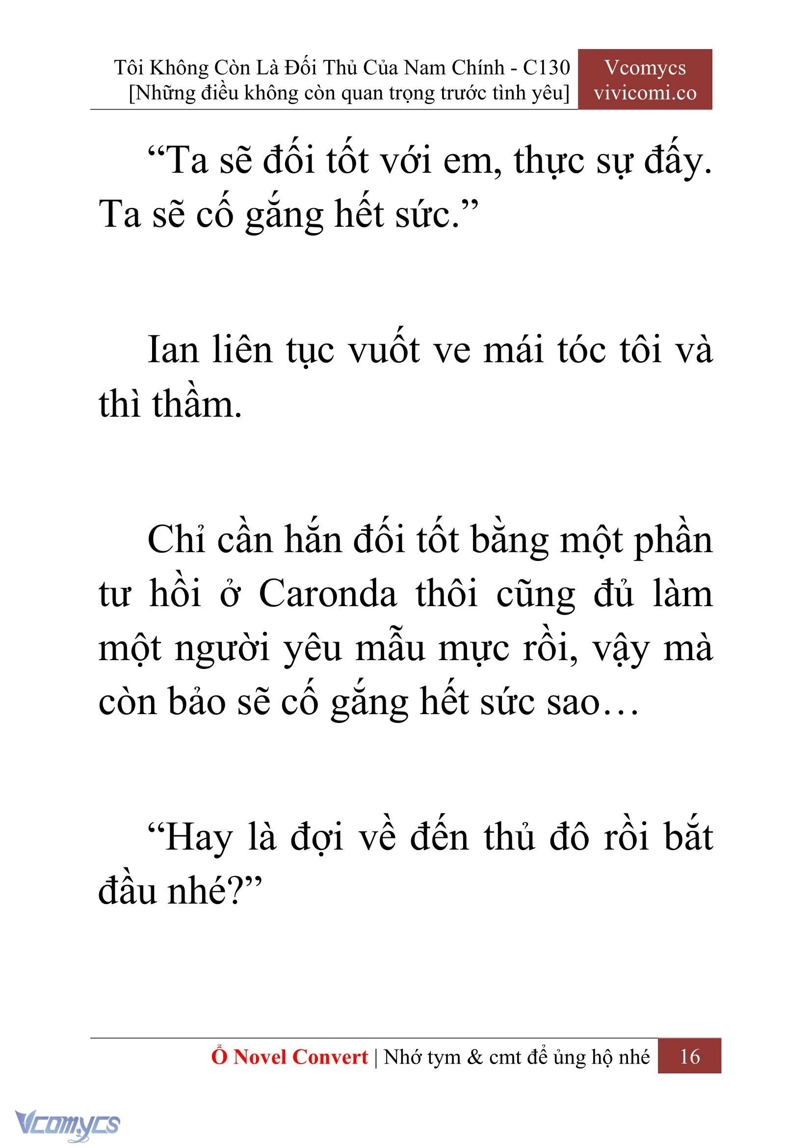 [Novel] Tôi Không Còn Là Đối Thủ Của Nam Chính Chapter  130 - 18
