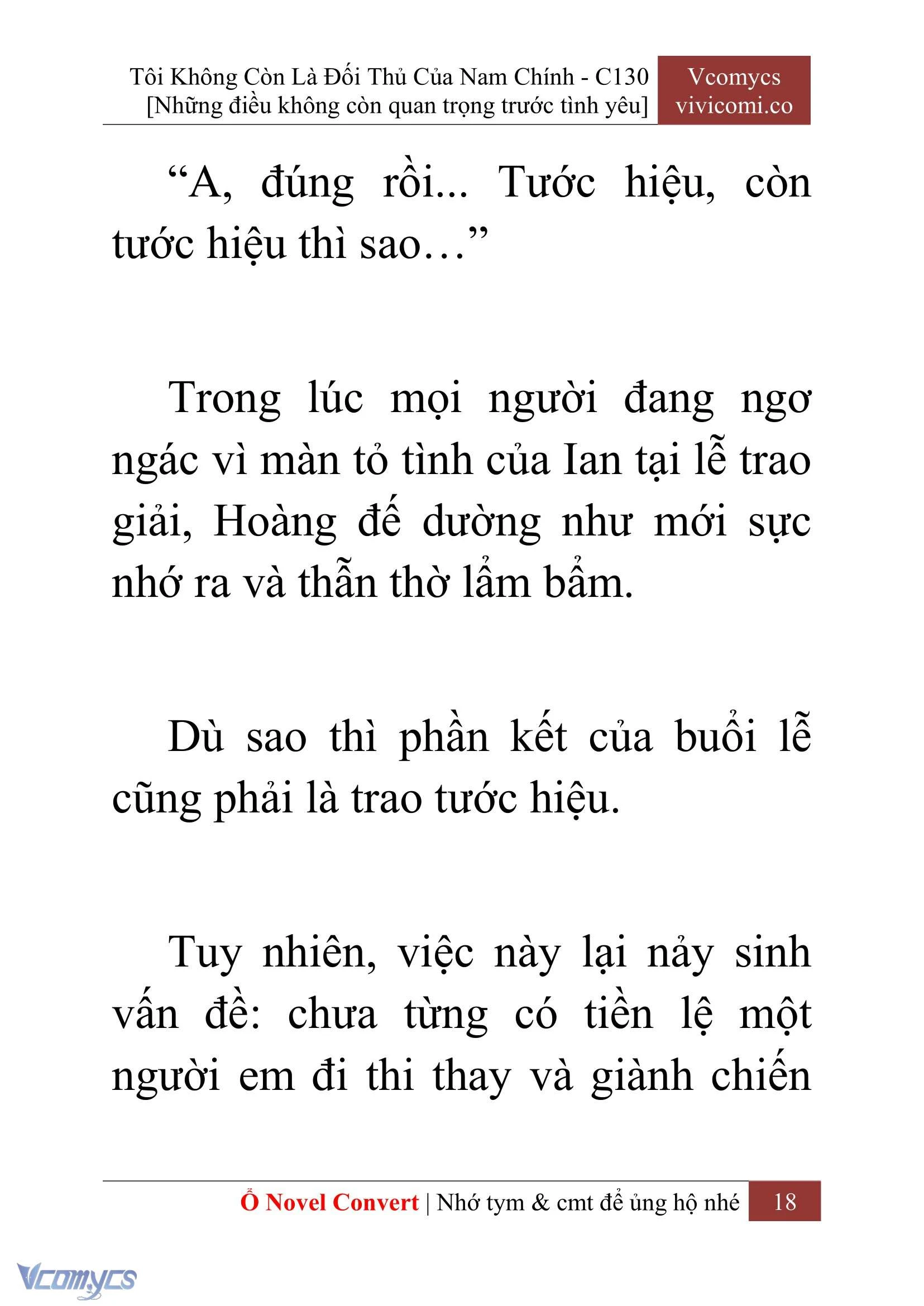 [Novel] Tôi Không Còn Là Đối Thủ Của Nam Chính Chapter  130 - 20
