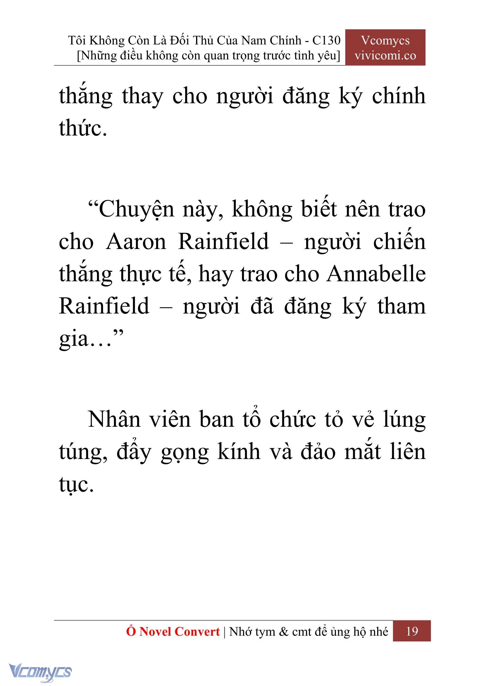 [Novel] Tôi Không Còn Là Đối Thủ Của Nam Chính Chapter  130 - 21