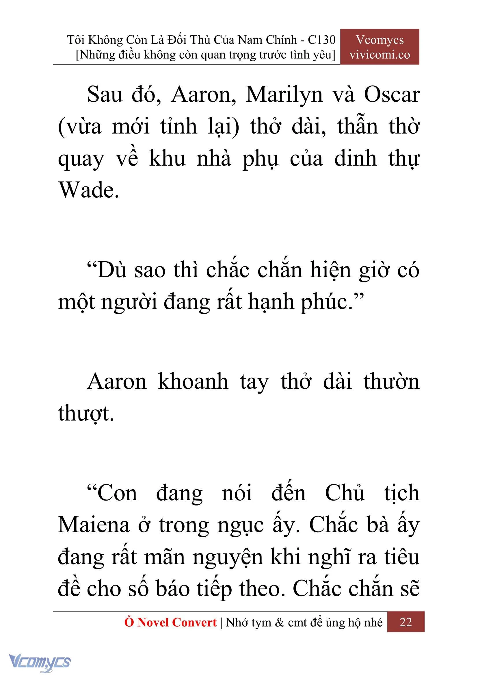 [Novel] Tôi Không Còn Là Đối Thủ Của Nam Chính Chapter  130 - 24