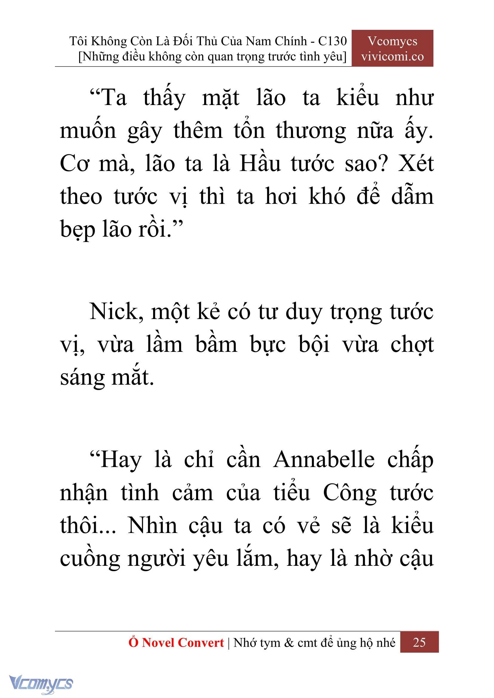 [Novel] Tôi Không Còn Là Đối Thủ Của Nam Chính Chapter  130 - 27