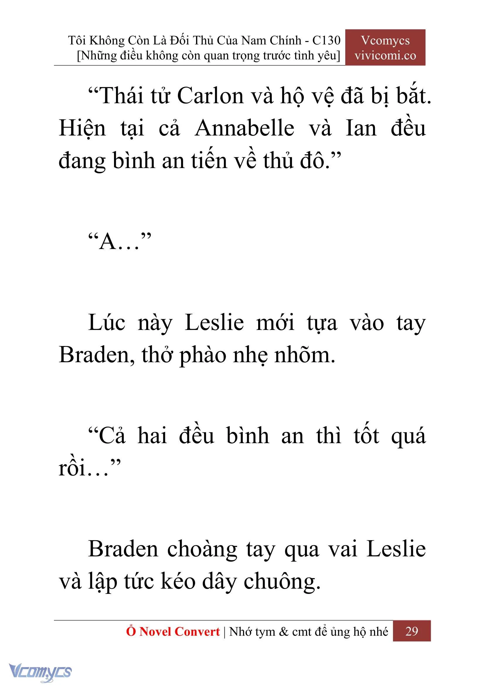 [Novel] Tôi Không Còn Là Đối Thủ Của Nam Chính Chapter  130 - 31