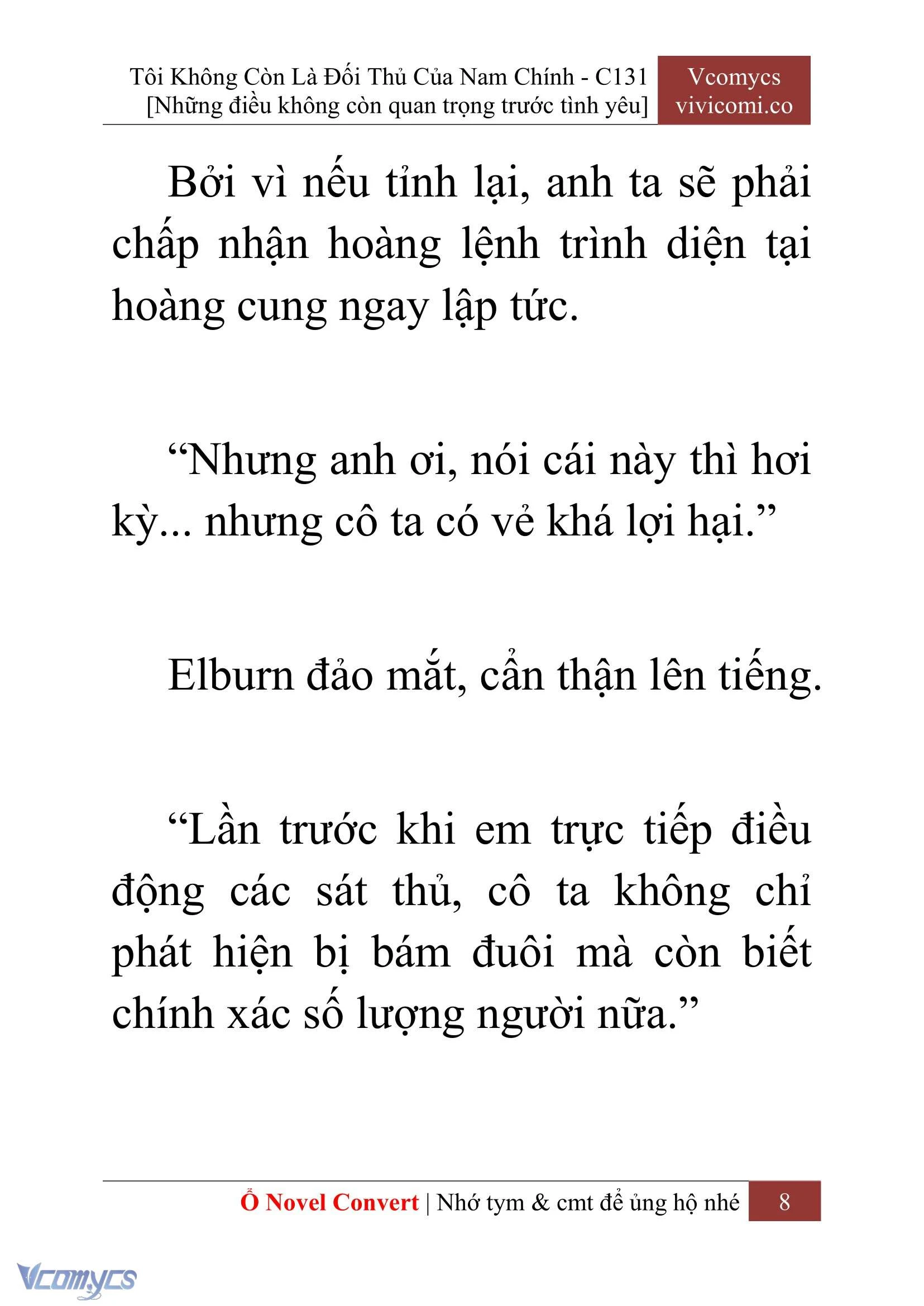 [Novel] Tôi Không Còn Là Đối Thủ Của Nam Chính Chapter  131 - 10