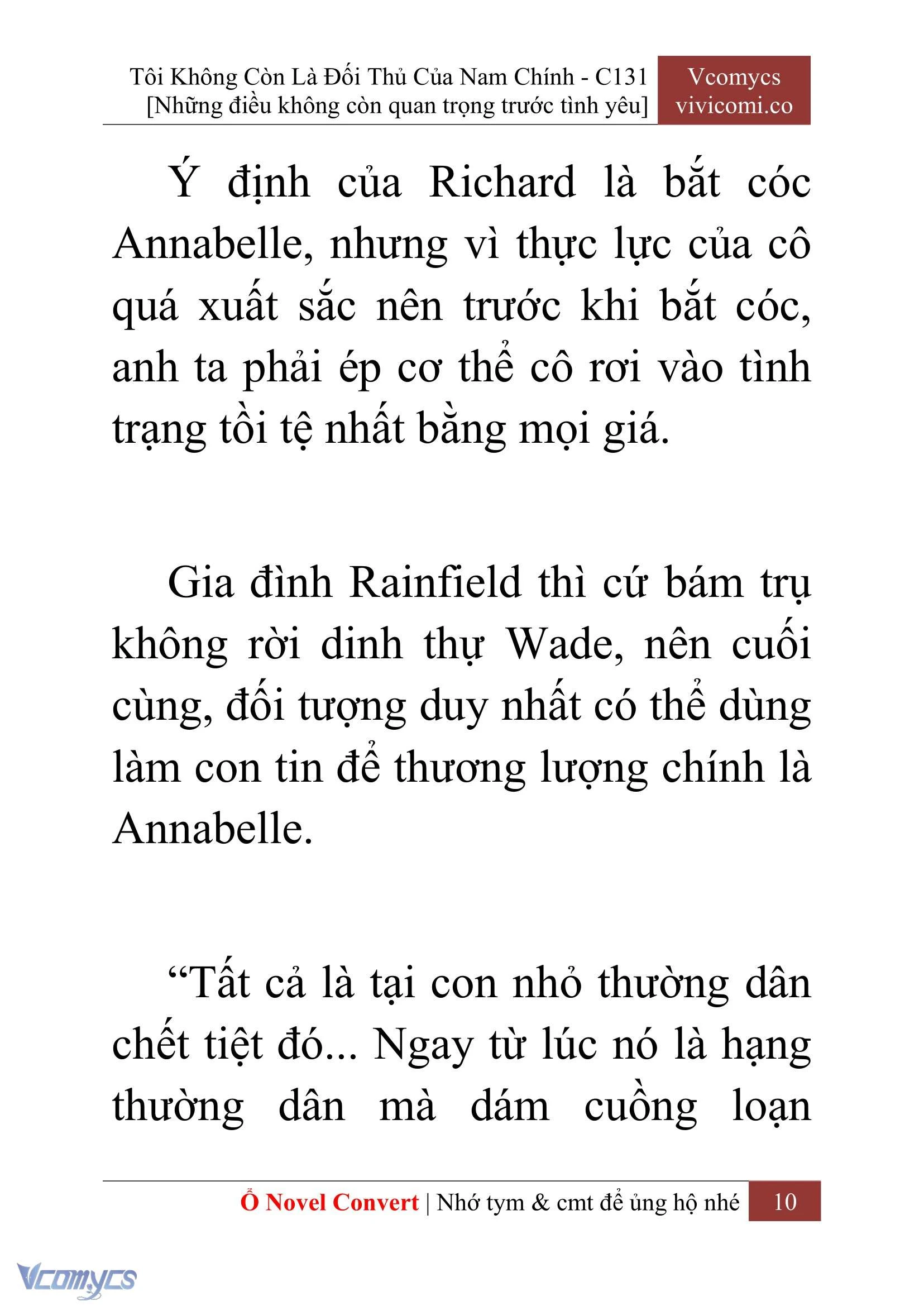 [Novel] Tôi Không Còn Là Đối Thủ Của Nam Chính Chapter  131 - 12