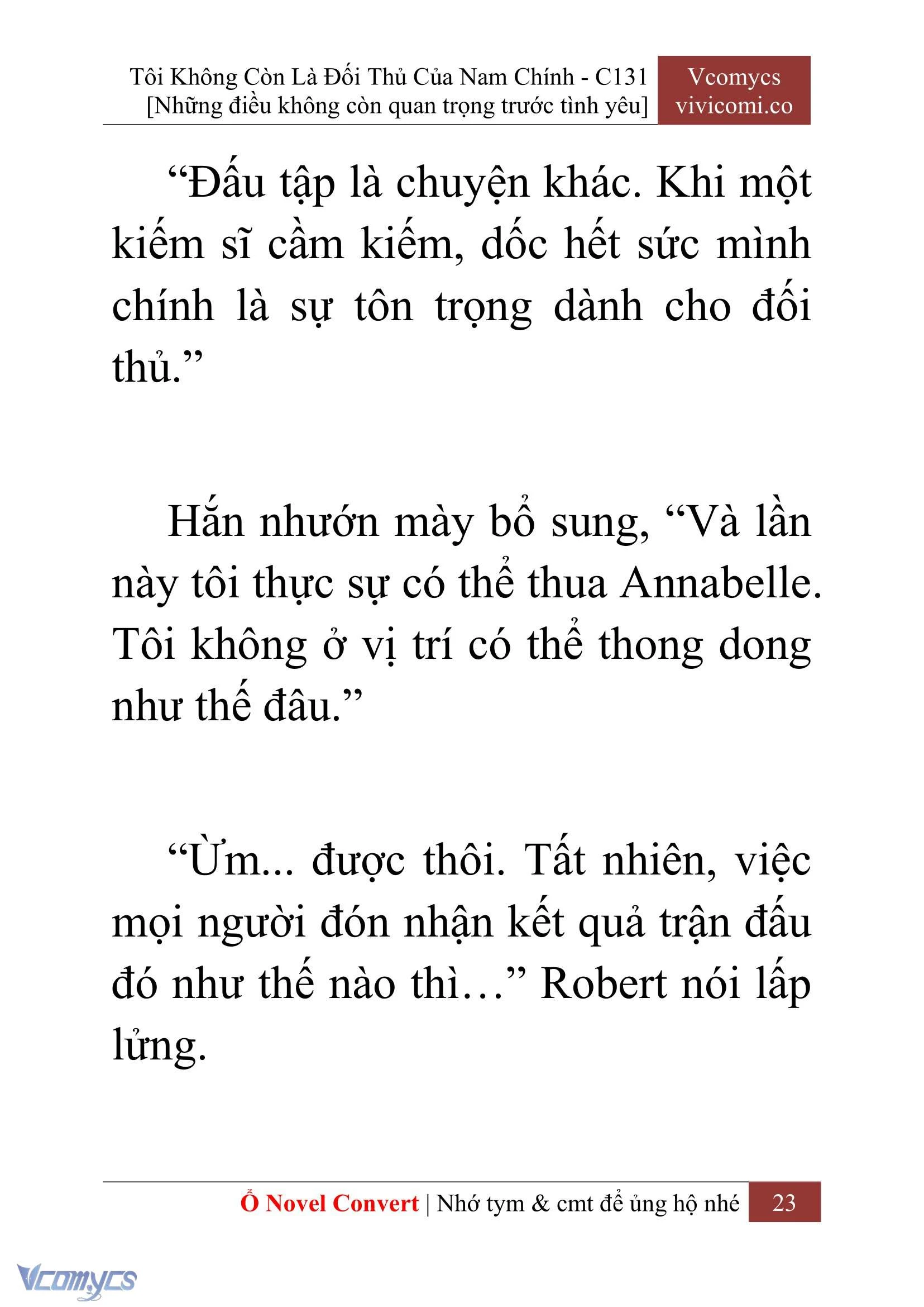 [Novel] Tôi Không Còn Là Đối Thủ Của Nam Chính Chapter  131 - 25