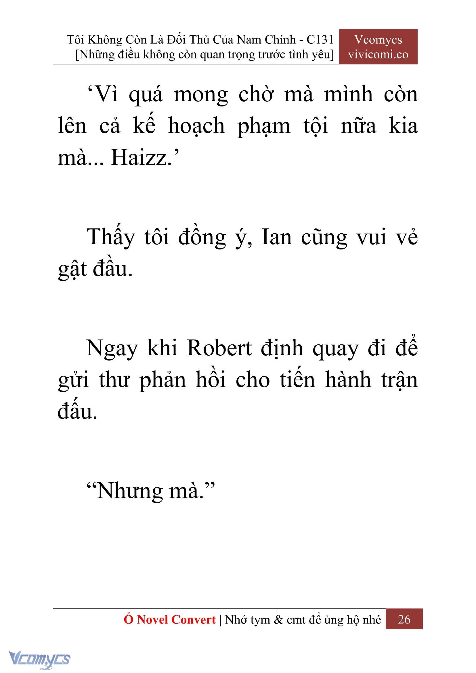 [Novel] Tôi Không Còn Là Đối Thủ Của Nam Chính Chapter  131 - 28
