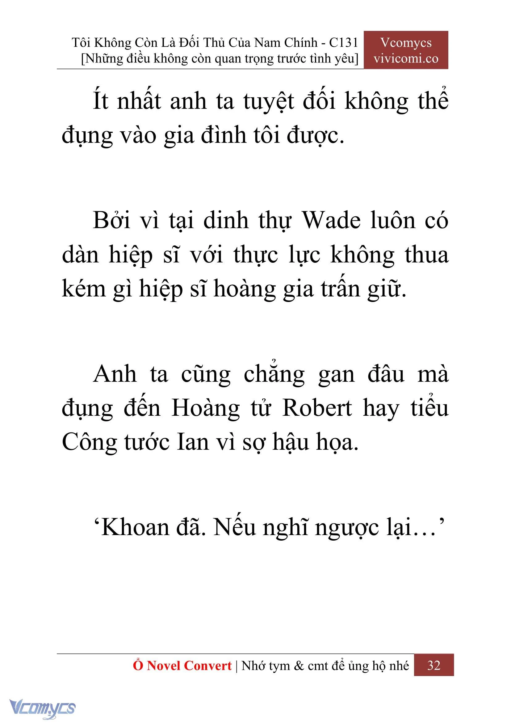 [Novel] Tôi Không Còn Là Đối Thủ Của Nam Chính Chapter  131 - 34