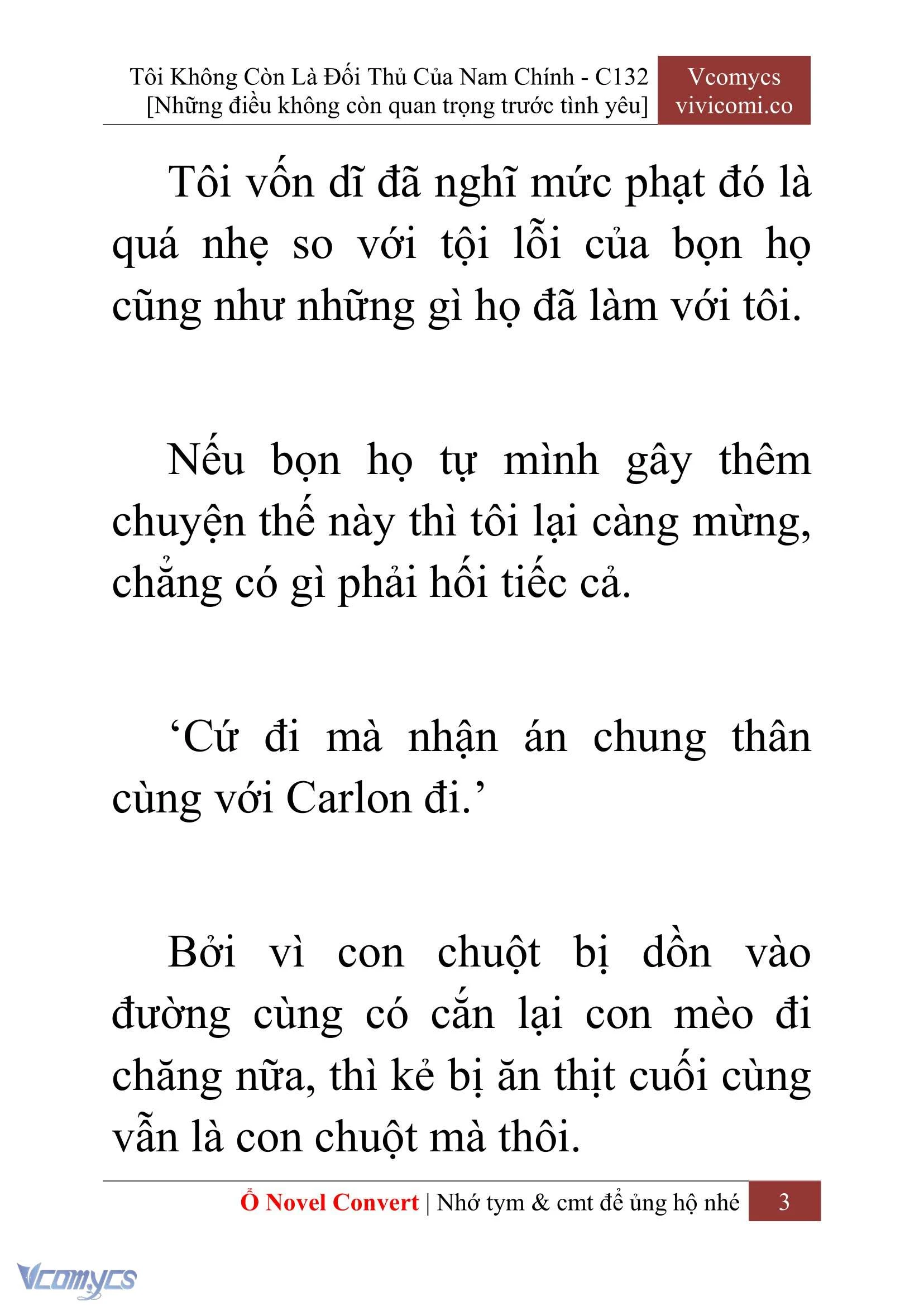 [Novel] Tôi Không Còn Là Đối Thủ Của Nam Chính Chapter  132 - 5