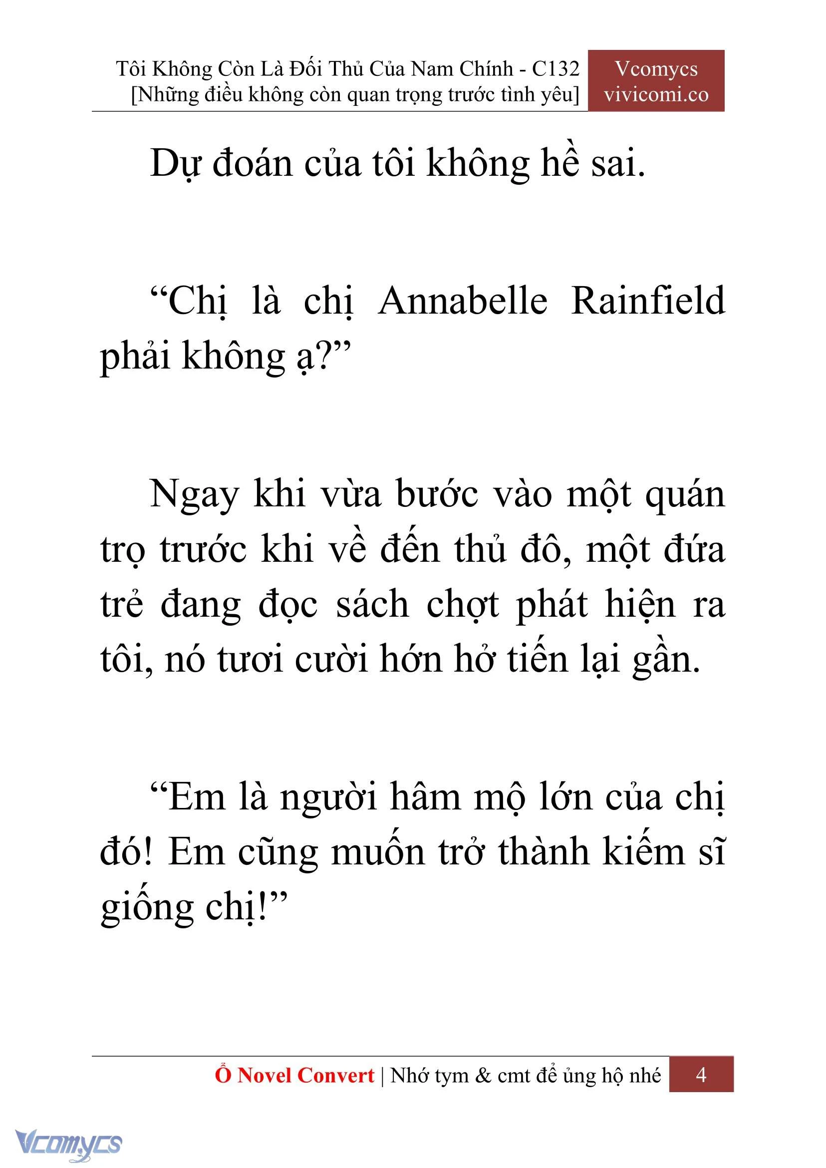 [Novel] Tôi Không Còn Là Đối Thủ Của Nam Chính Chapter  132 - 6